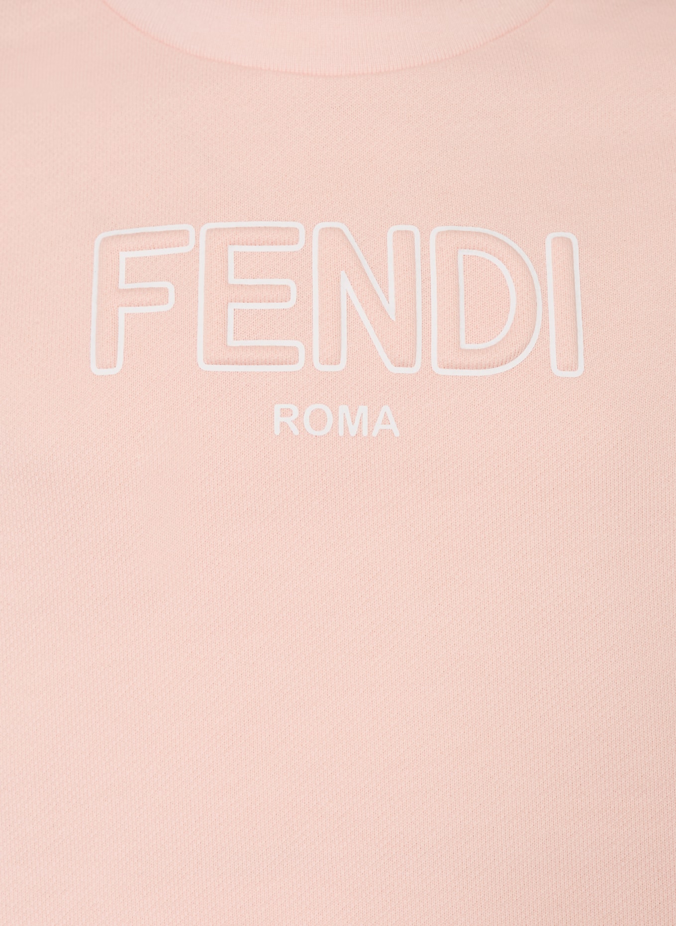 FENDI koszulka: JASNORÓŻOWY / BIAŁY