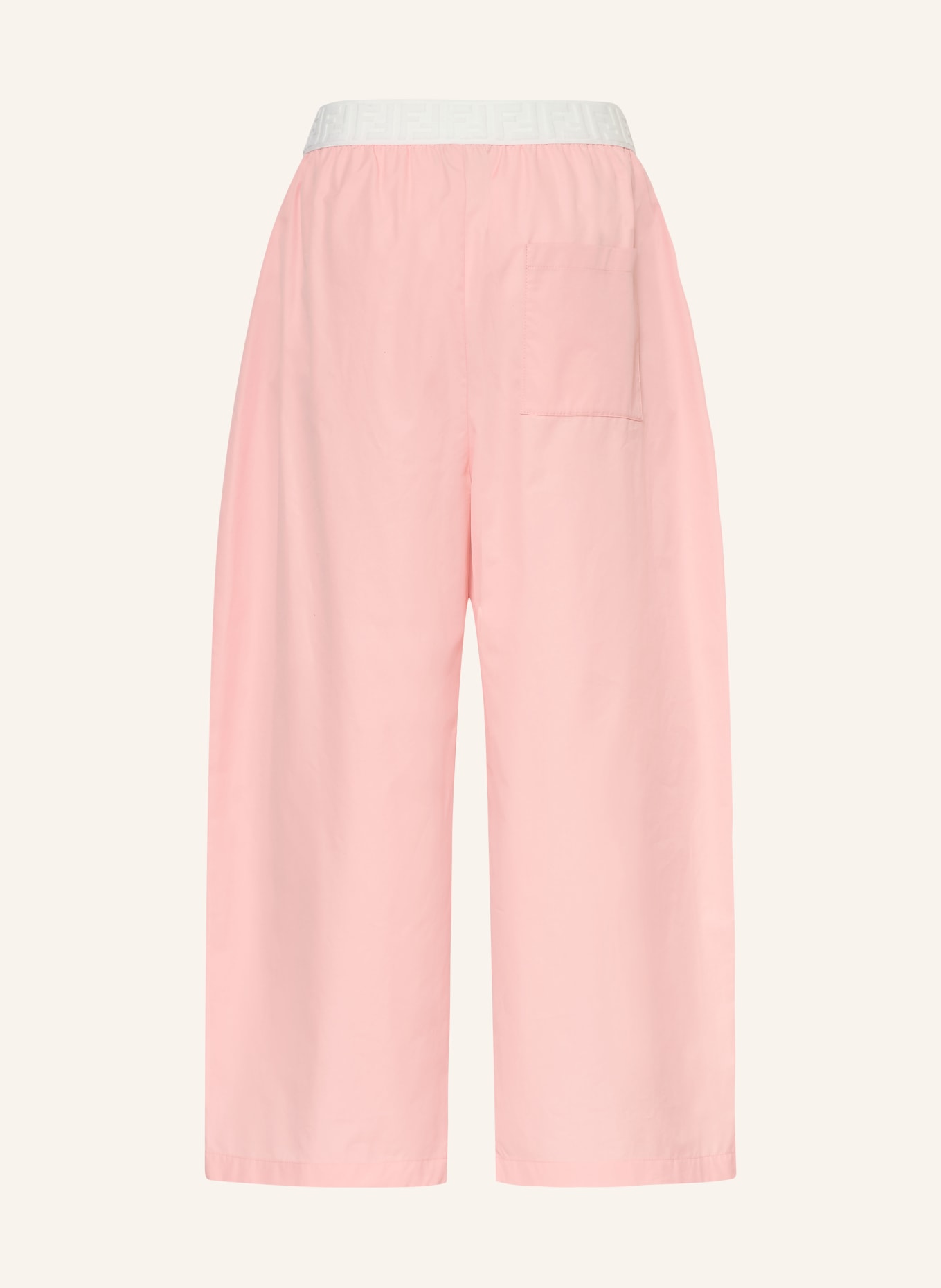 FENDI Hose: ROSA / WEISS