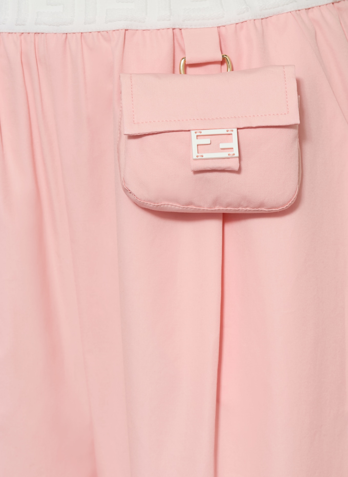 FENDI Hose: ROSA / WEISS