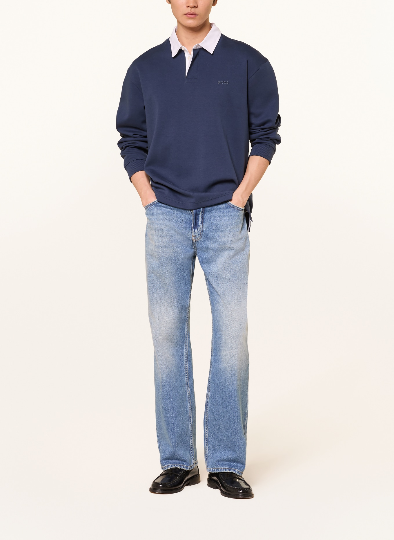 GOLDGARN DENIM FRANKLIN Straight Fit Jeans: 1010 Vintageblue