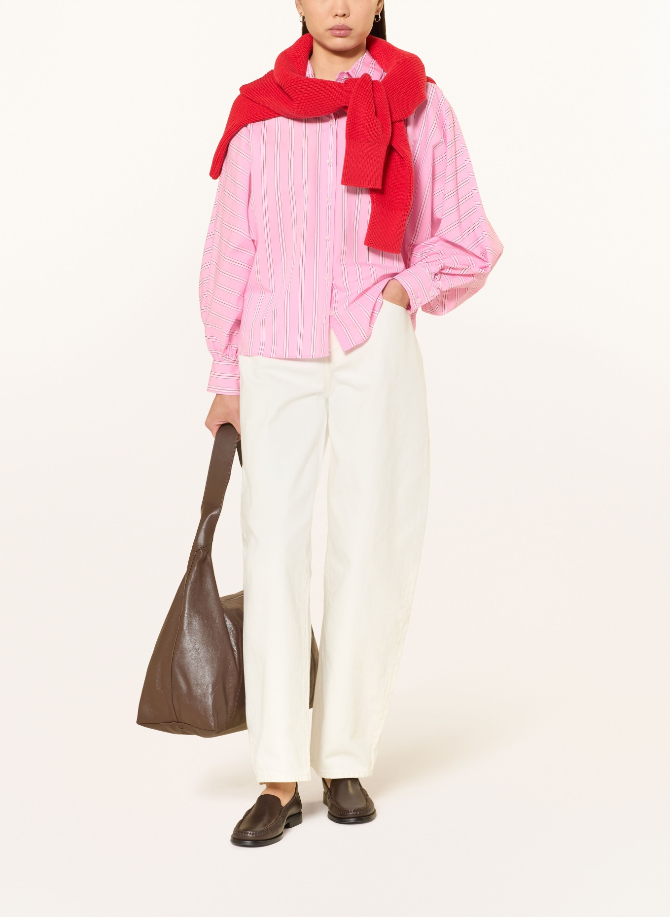 CARTOON košile: RŮŽOVÁ / REŽNÁ / TMAVĚ ČERVENÁ