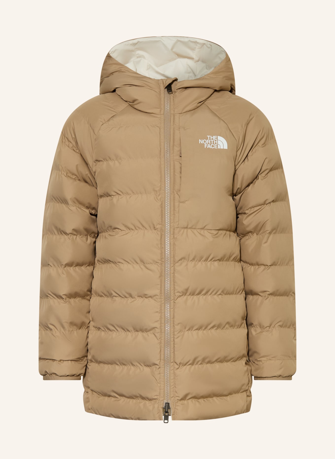 THE NORTH FACE Reversible quilted jacket: BEIGE