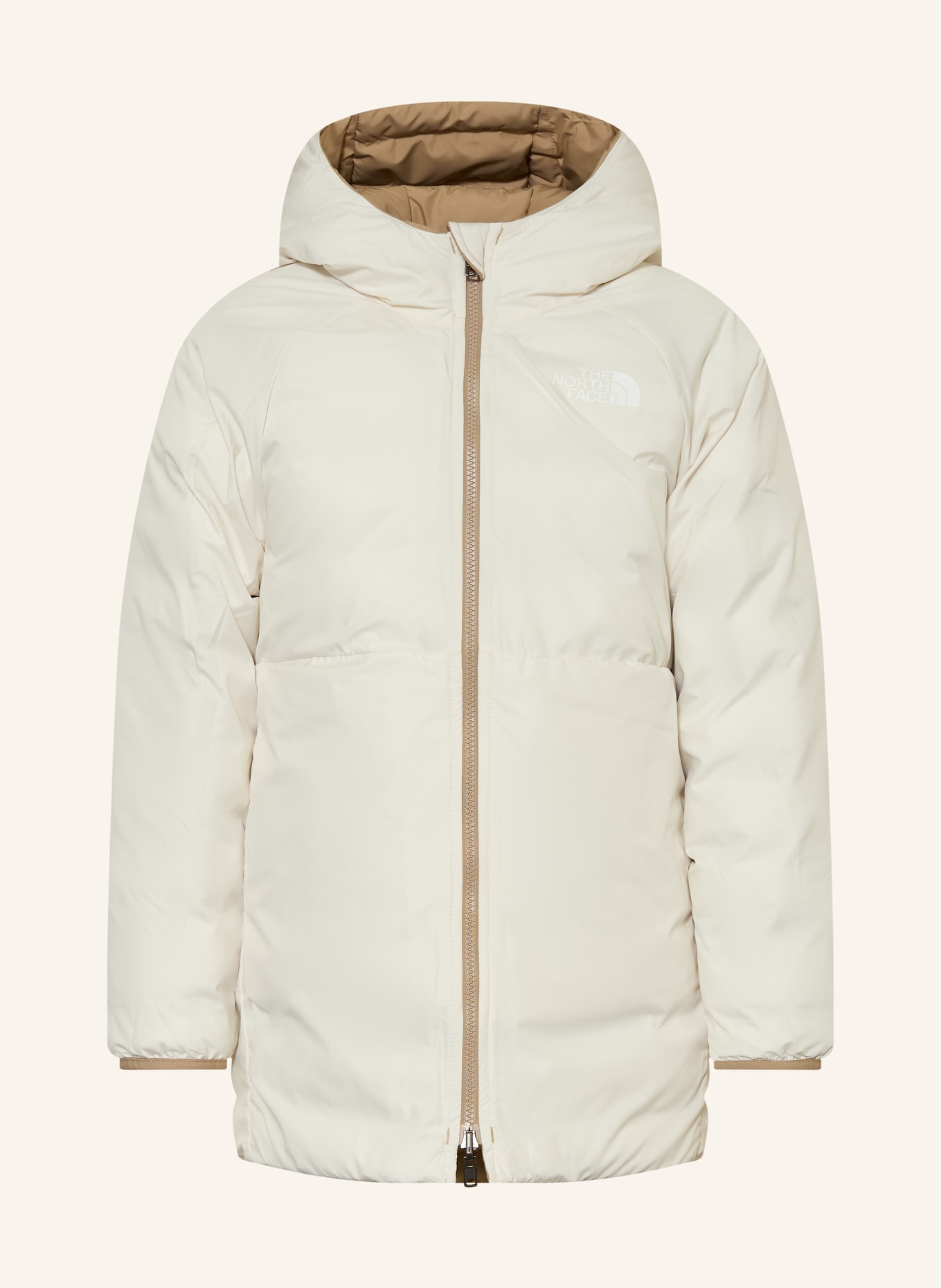 THE NORTH FACE Reversible quilted jacket: BEIGE