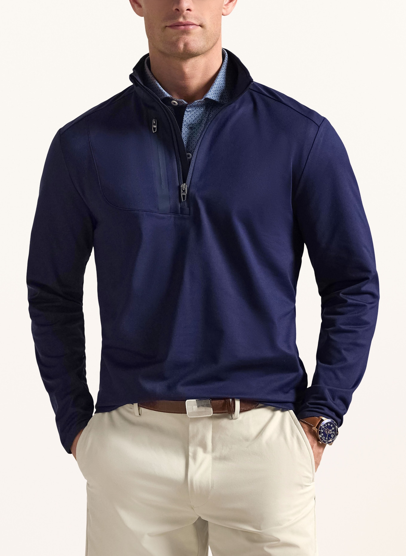 RLX RALPH LAUREN Troyer NEW LUX PERFORMANCE: DUNKELBLAU