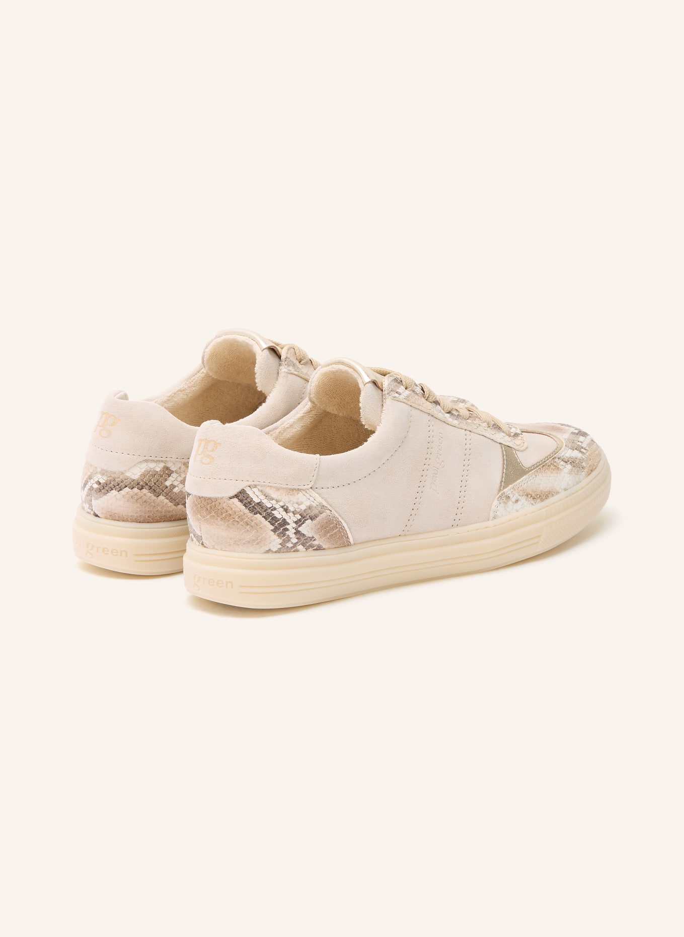 paul green Sneaker: BEIGE