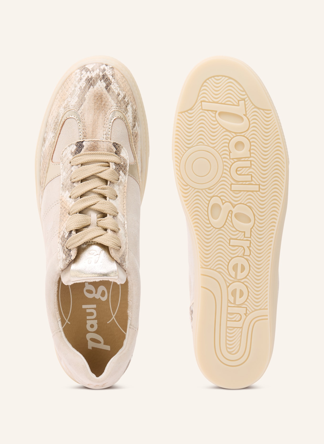paul green Sneaker: BEIGE