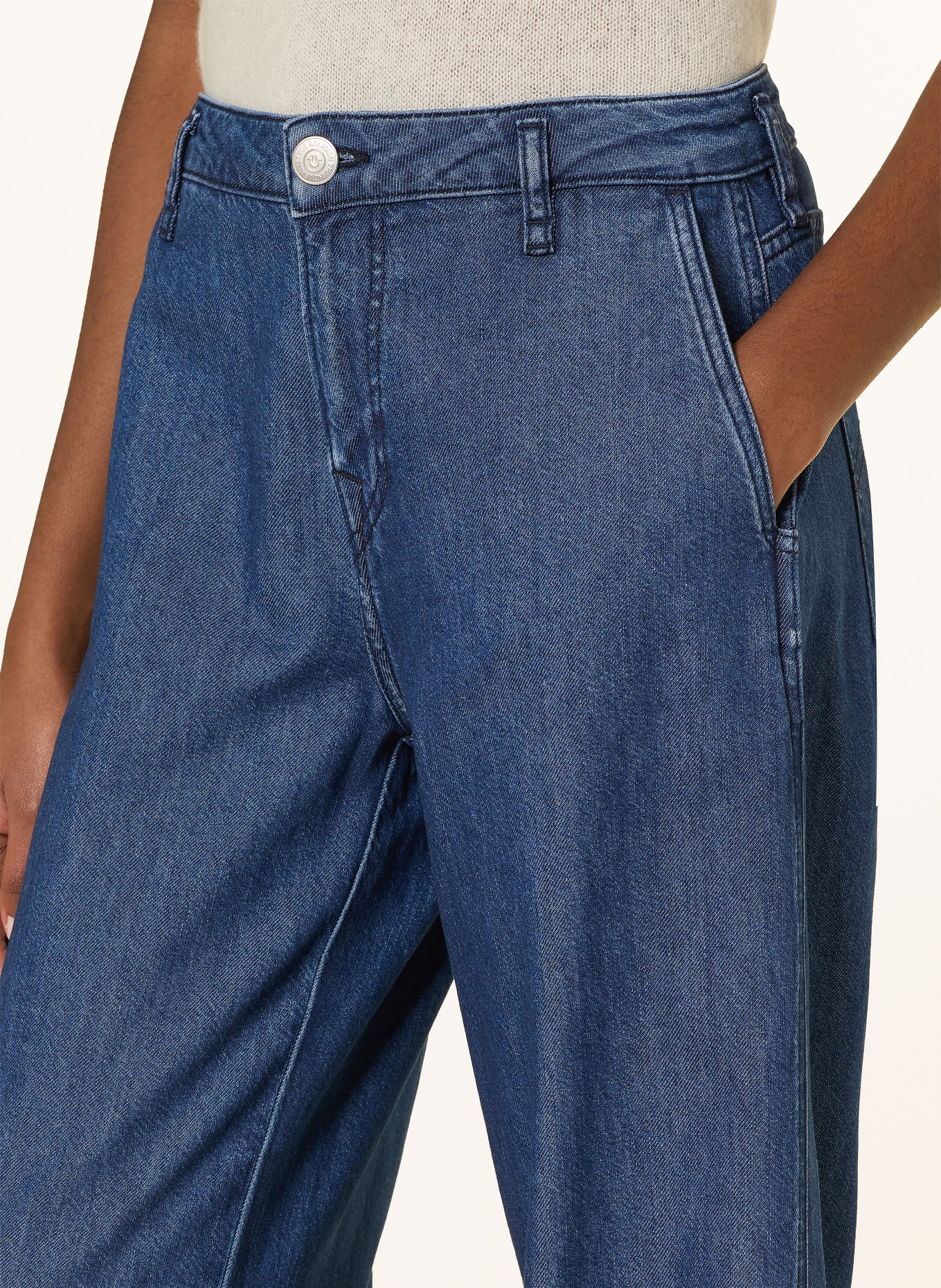 TRUE RELIGION Wide Leg Jeans LAUREN: 4646 Light Blue