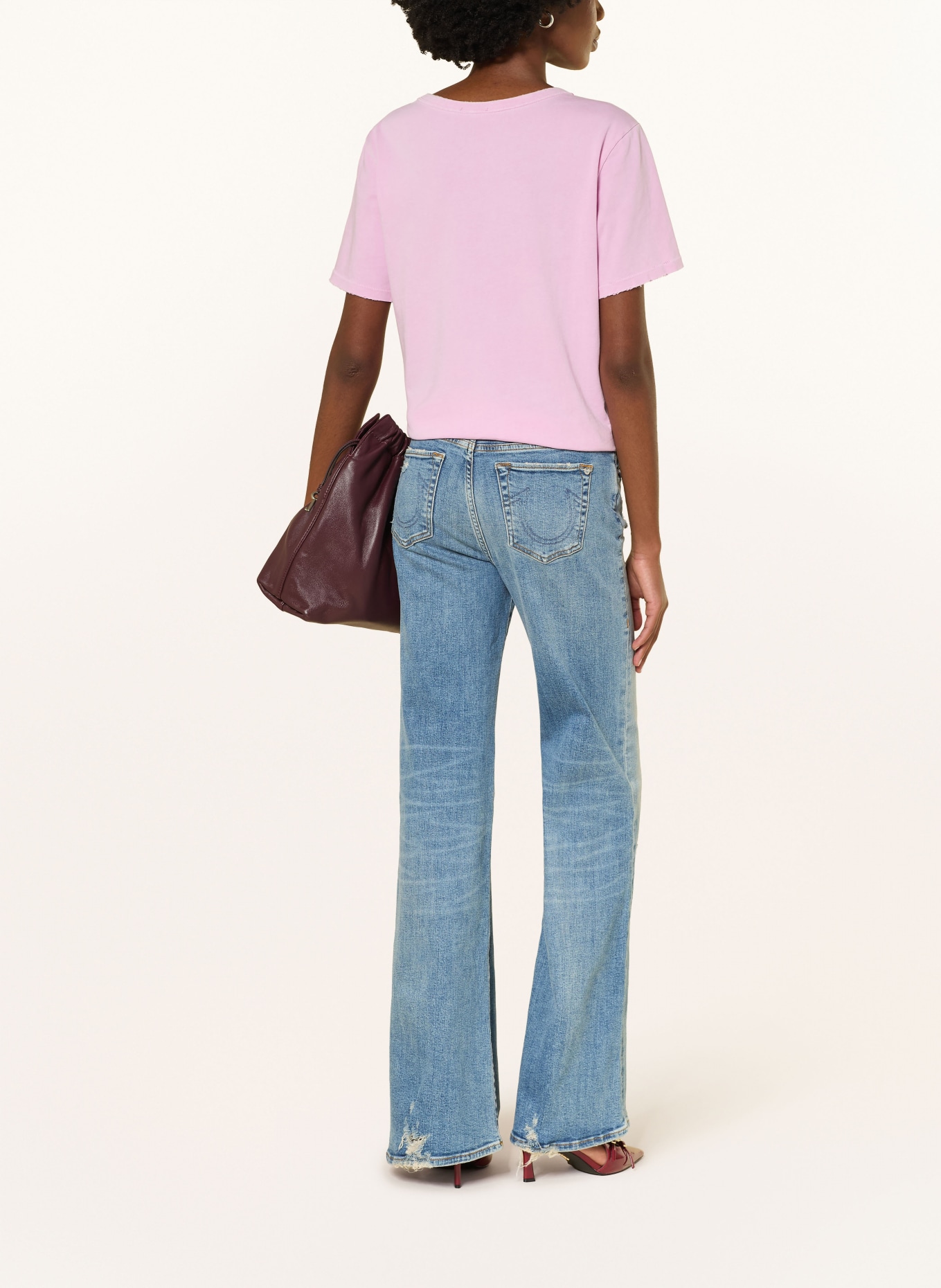 TRUE RELIGION Flared Jeans MIJA: 4646 Light Blue