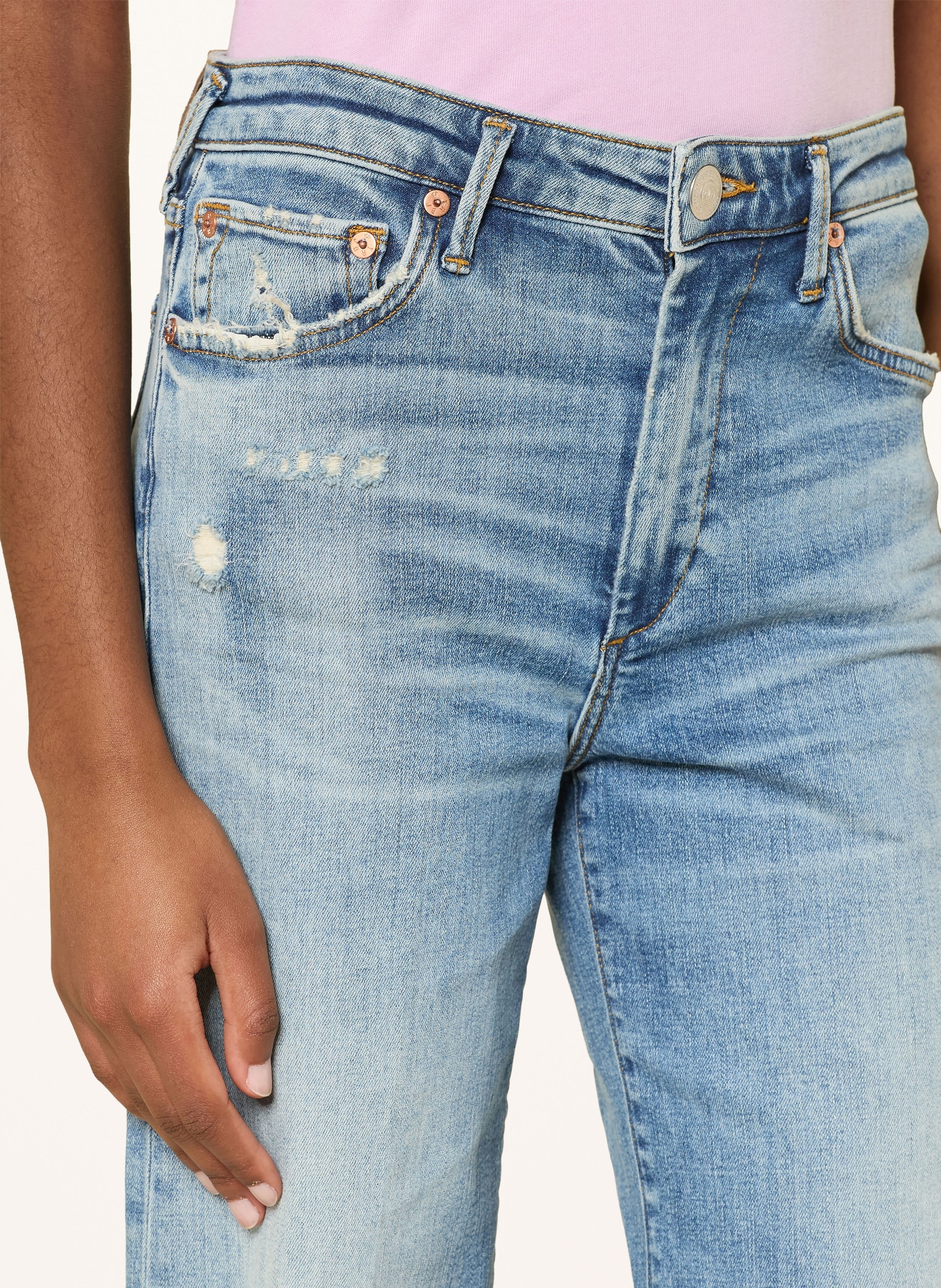 TRUE RELIGION Flared Jeans MIJA: 4646 Light Blue