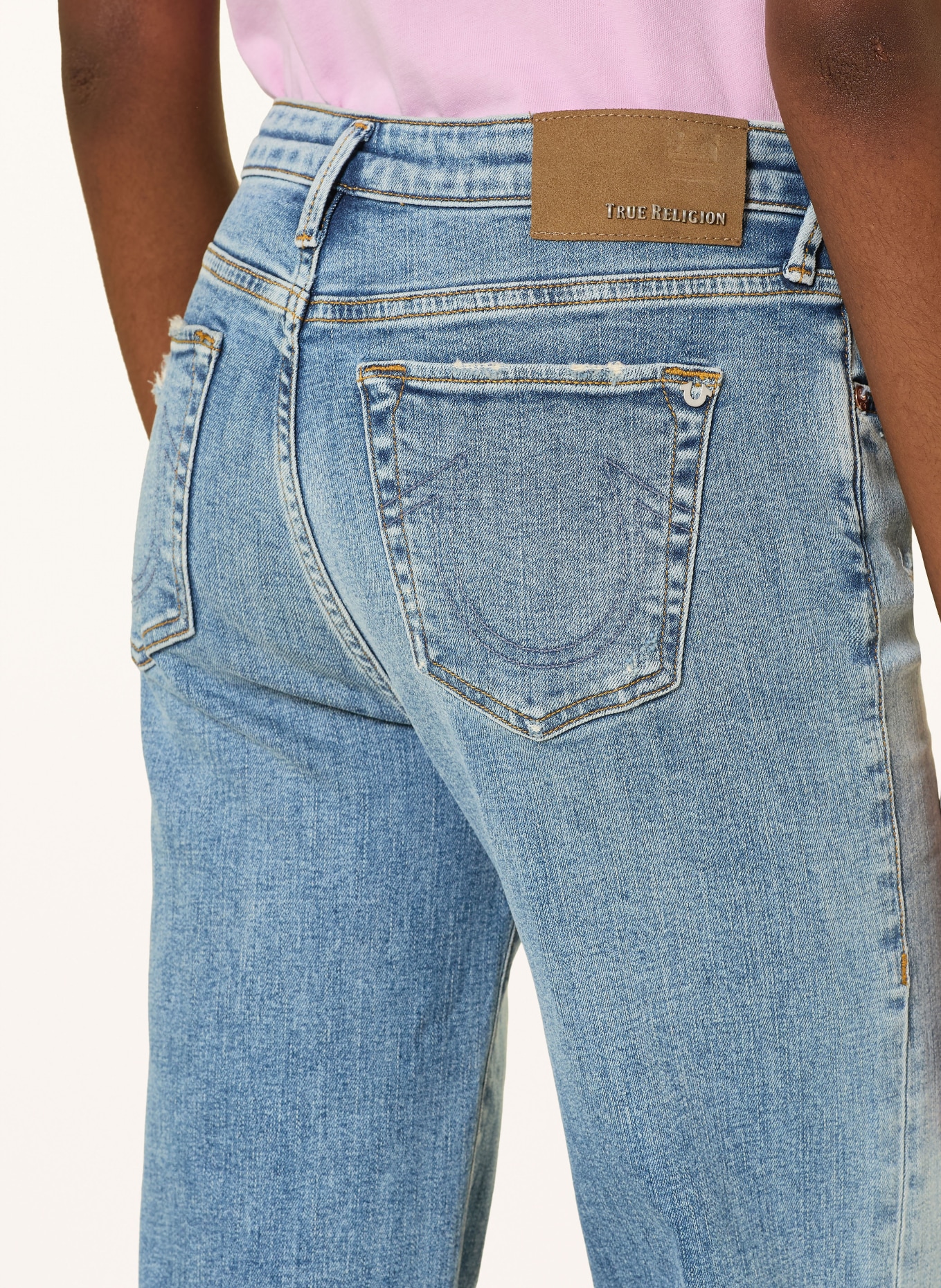 TRUE RELIGION Flared Jeans MIJA: 4646 Light Blue