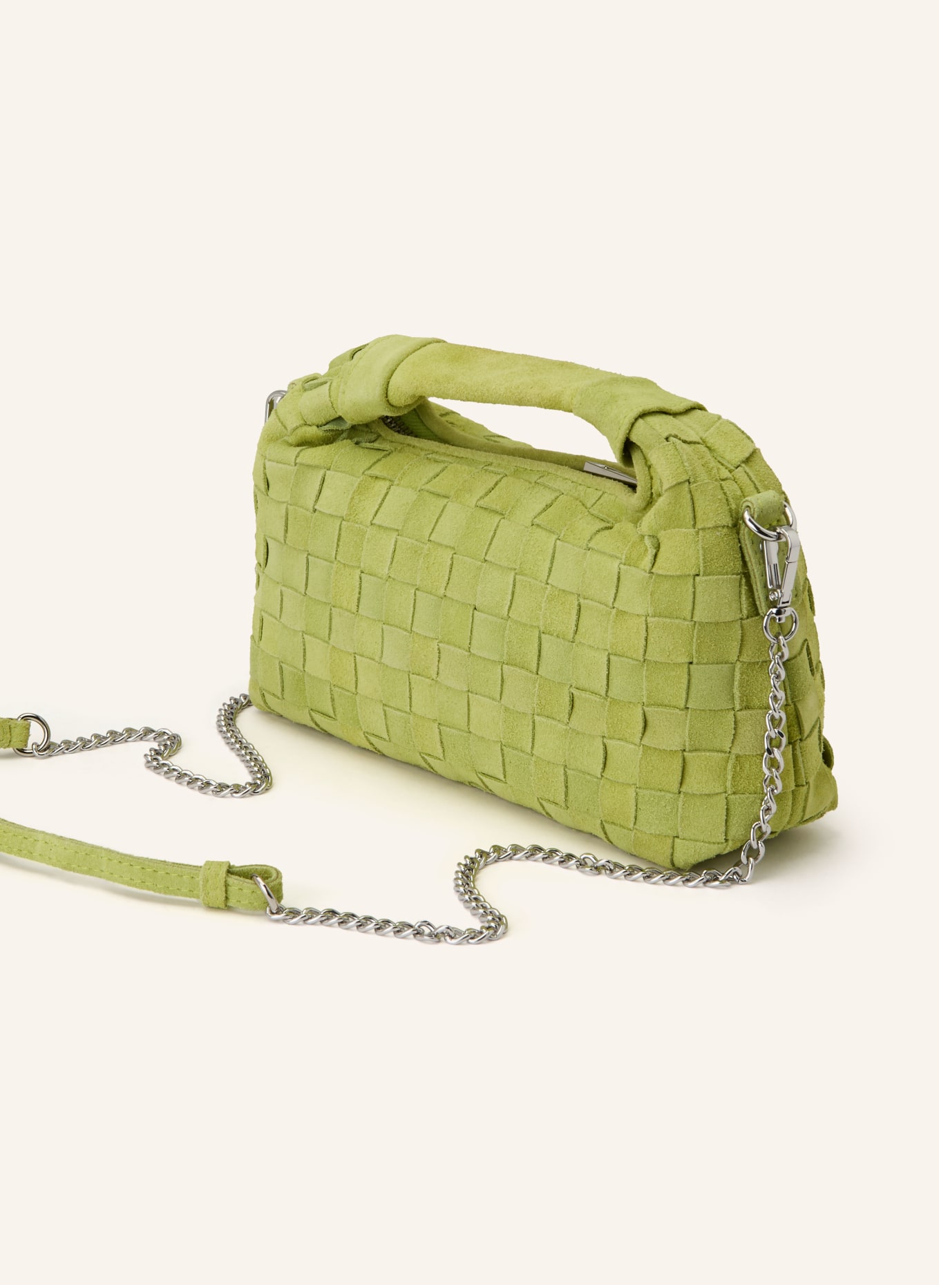 NÚNOO Schoudertas DANDY MINI: LICHTGROEN