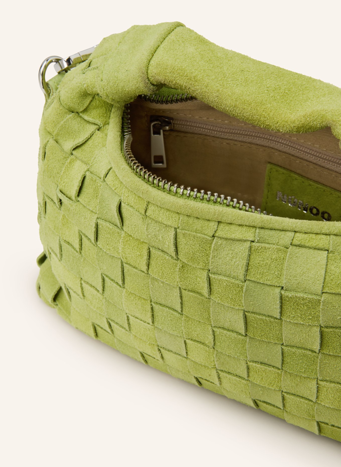 NÚNOO Schoudertas DANDY MINI: LICHTGROEN