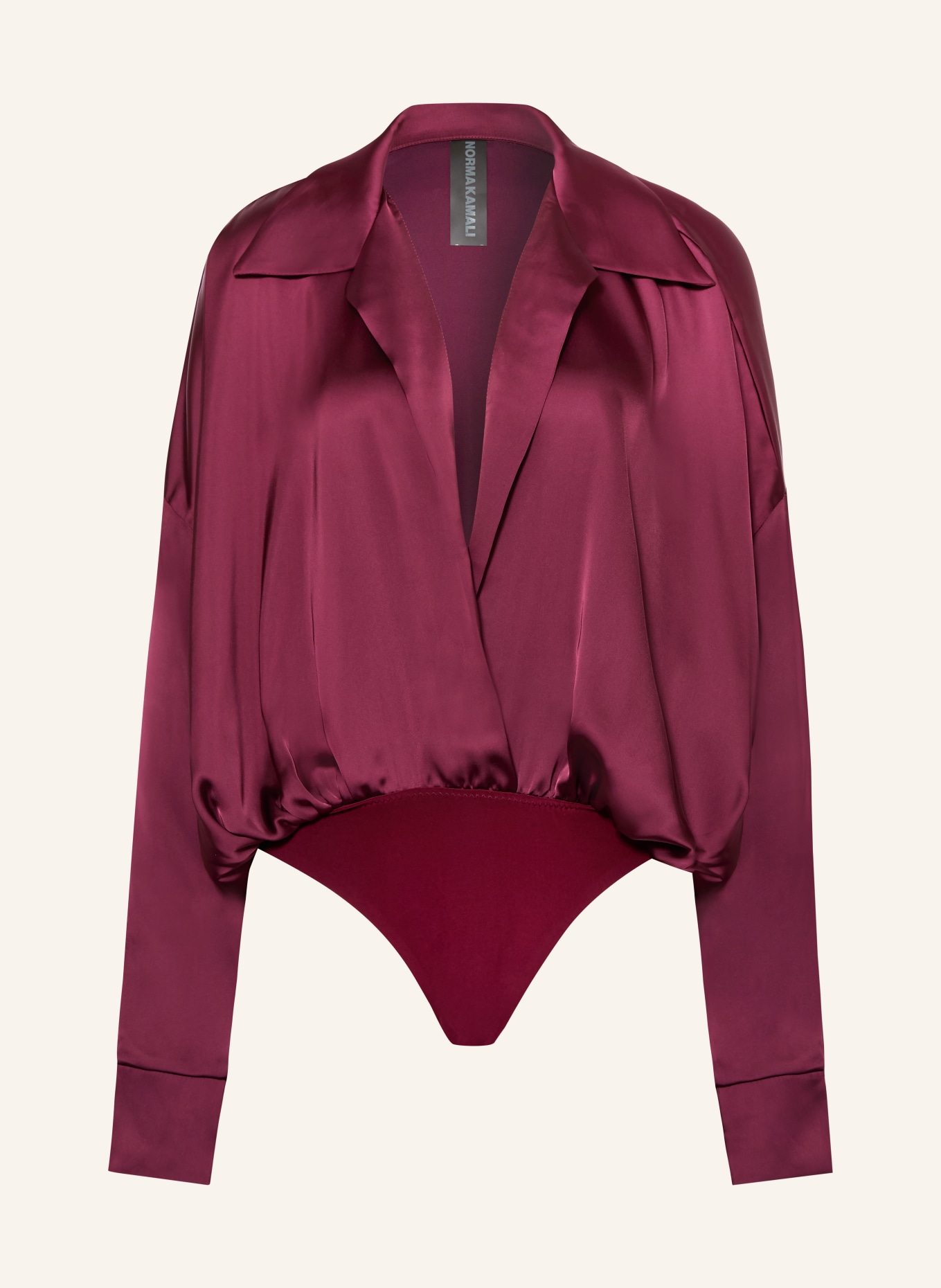 NORMA KAMALI Body: DUNKELROT