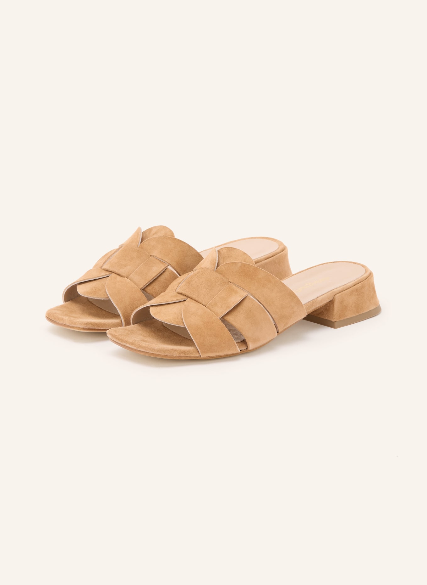 darling harbour Mules: BEIGE