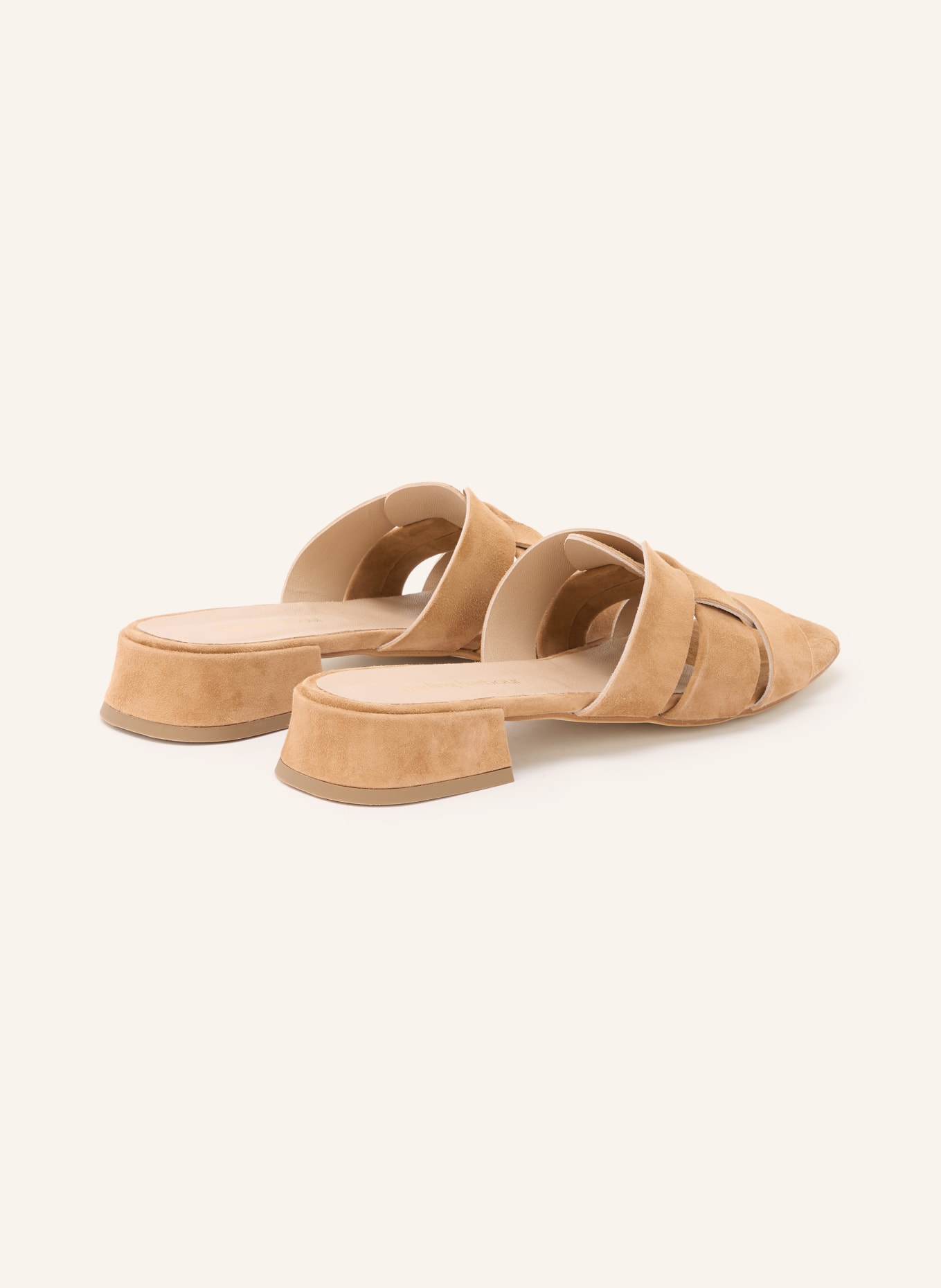 darling harbour Mules: BEIGE