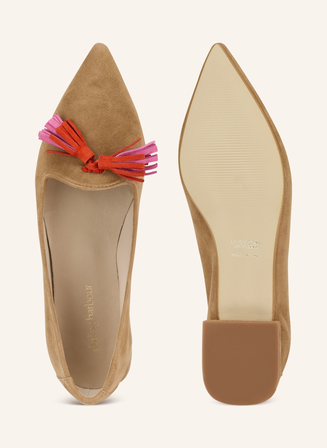darling harbour Ballerinas: BRAUN / ROSA / ROT