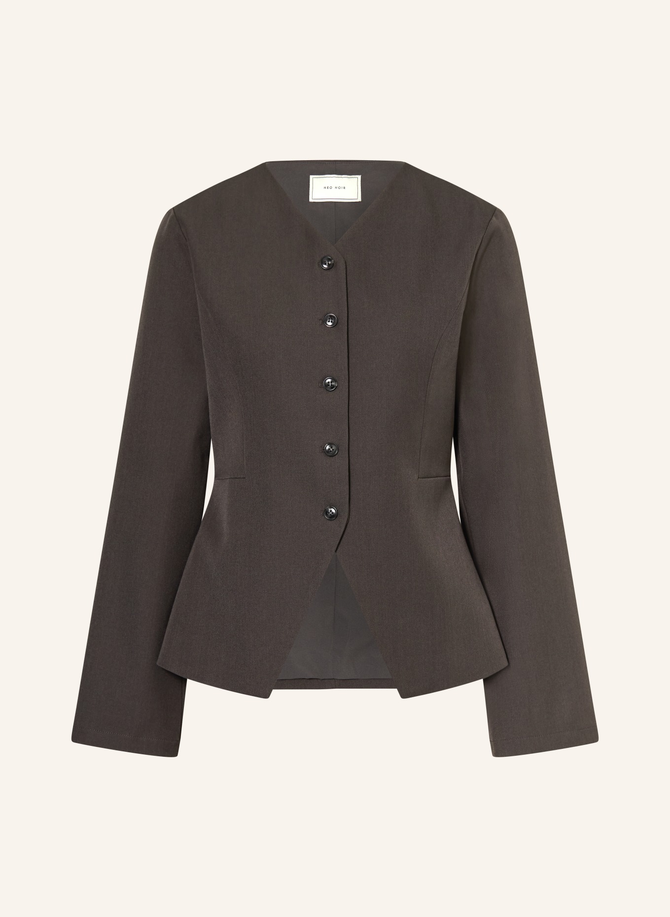 NEO NOIR Bluse TOOTS: DUNKELGRAU