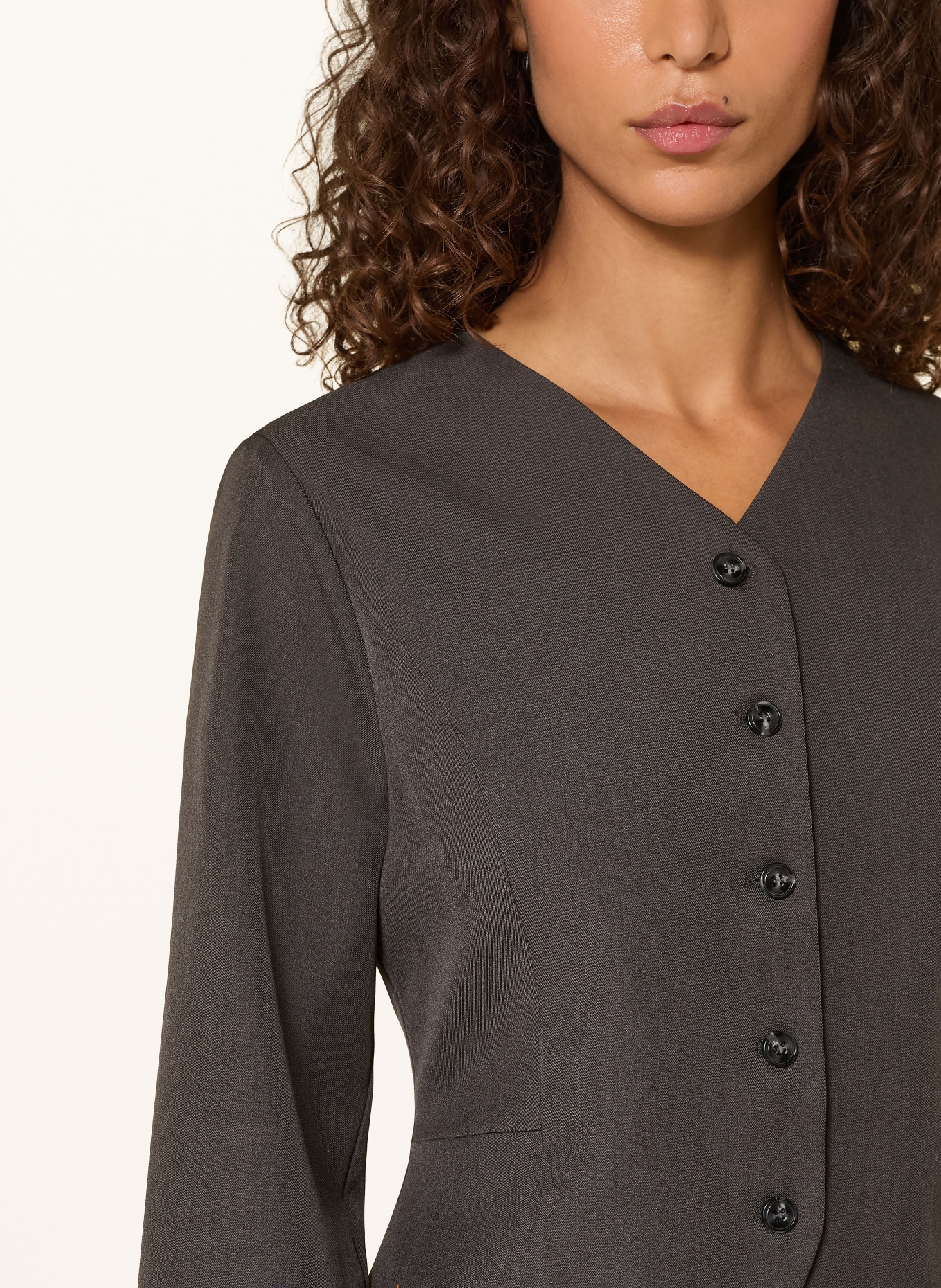 NEO NOIR Bluse TOOTS: DUNKELGRAU