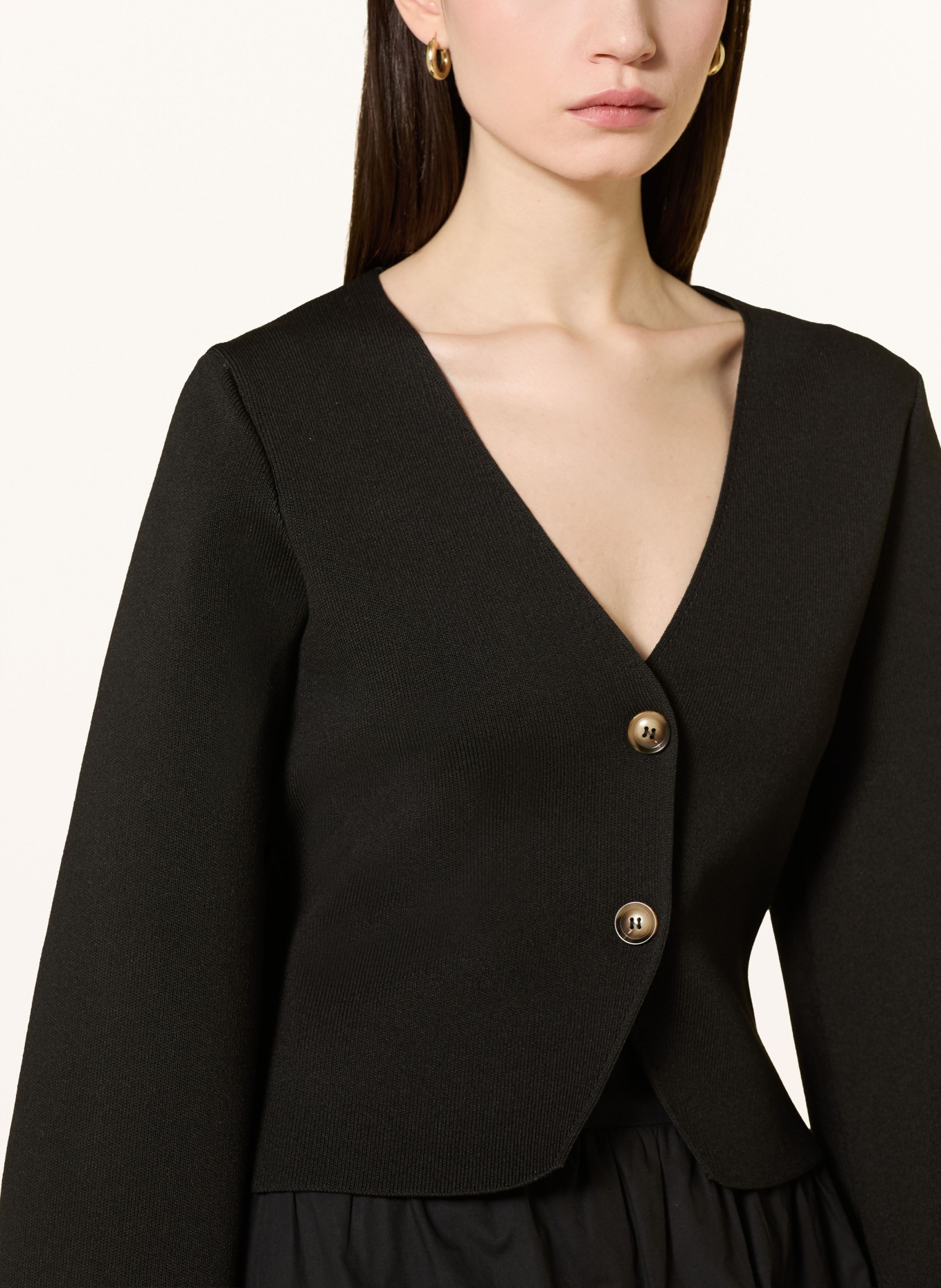 NEO NOIR Strickjacke FULVIA: SCHWARZ