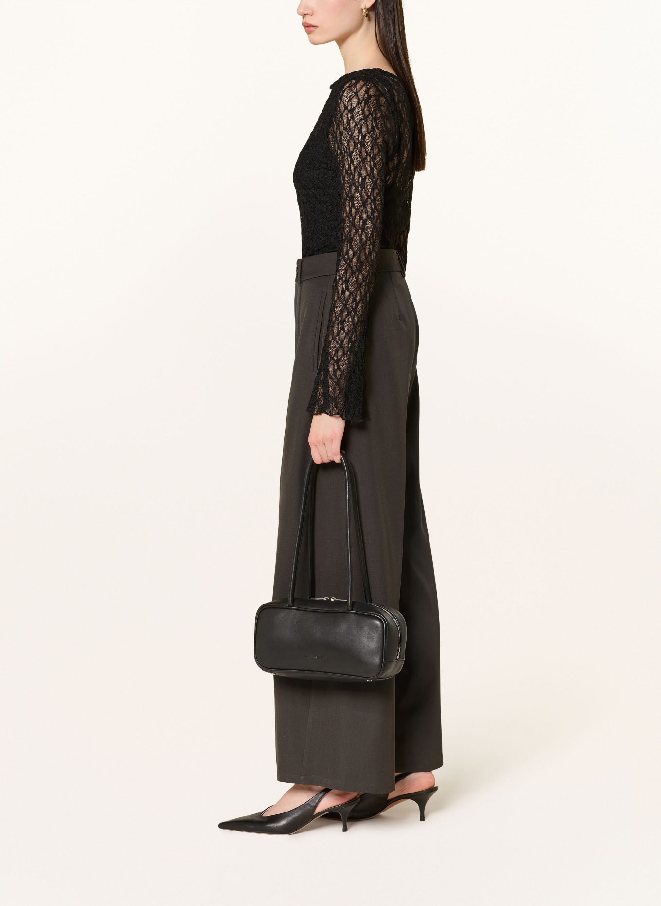 NEO NOIR Marlenehose TILIAN: DUNKELGRAU