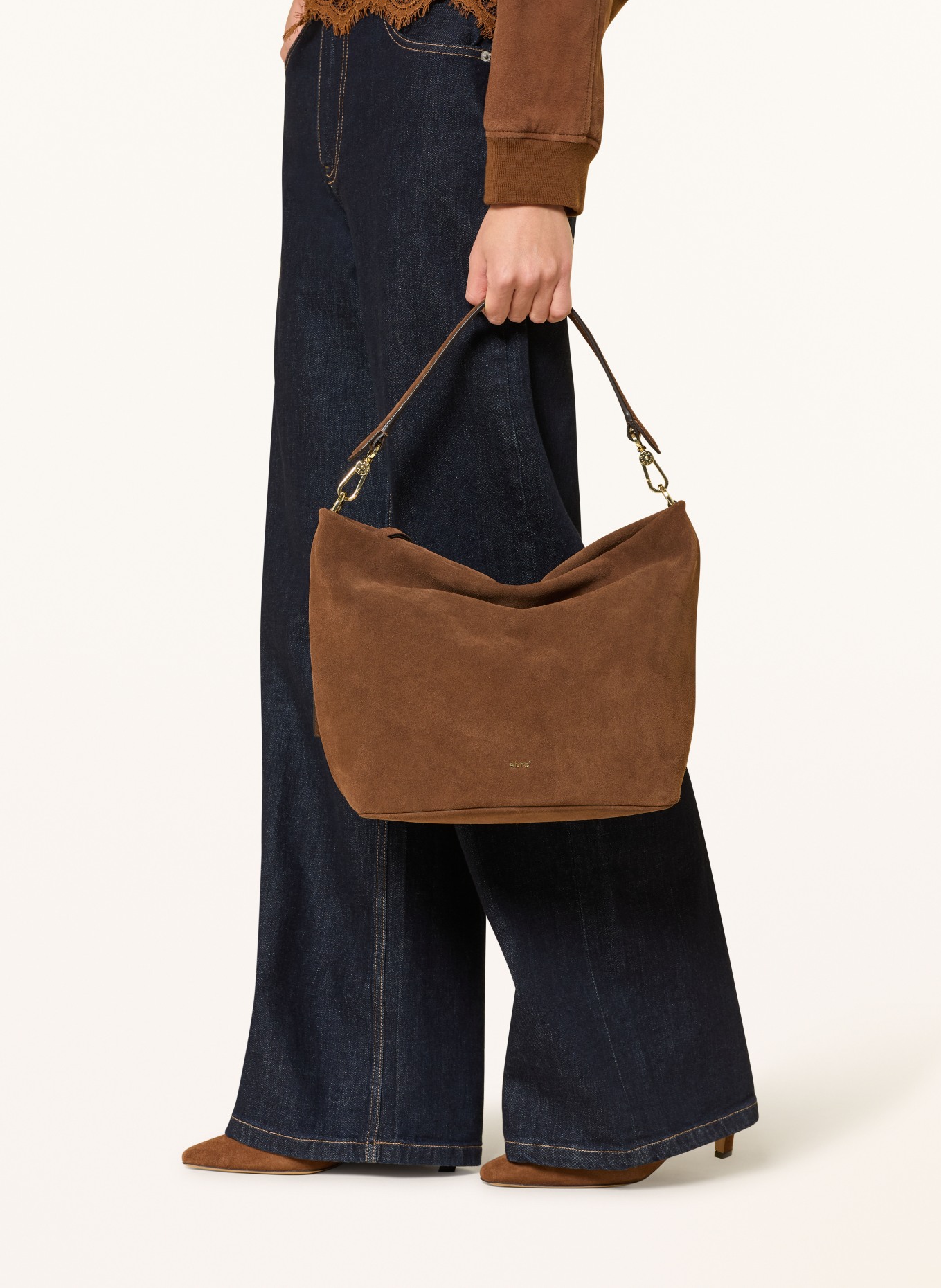 abro Schultertasche EBONY: BRAUN / GOLD