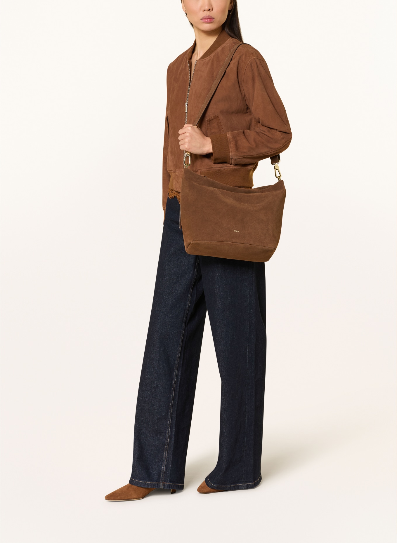 abro Schultertasche EBONY: BRAUN / GOLD