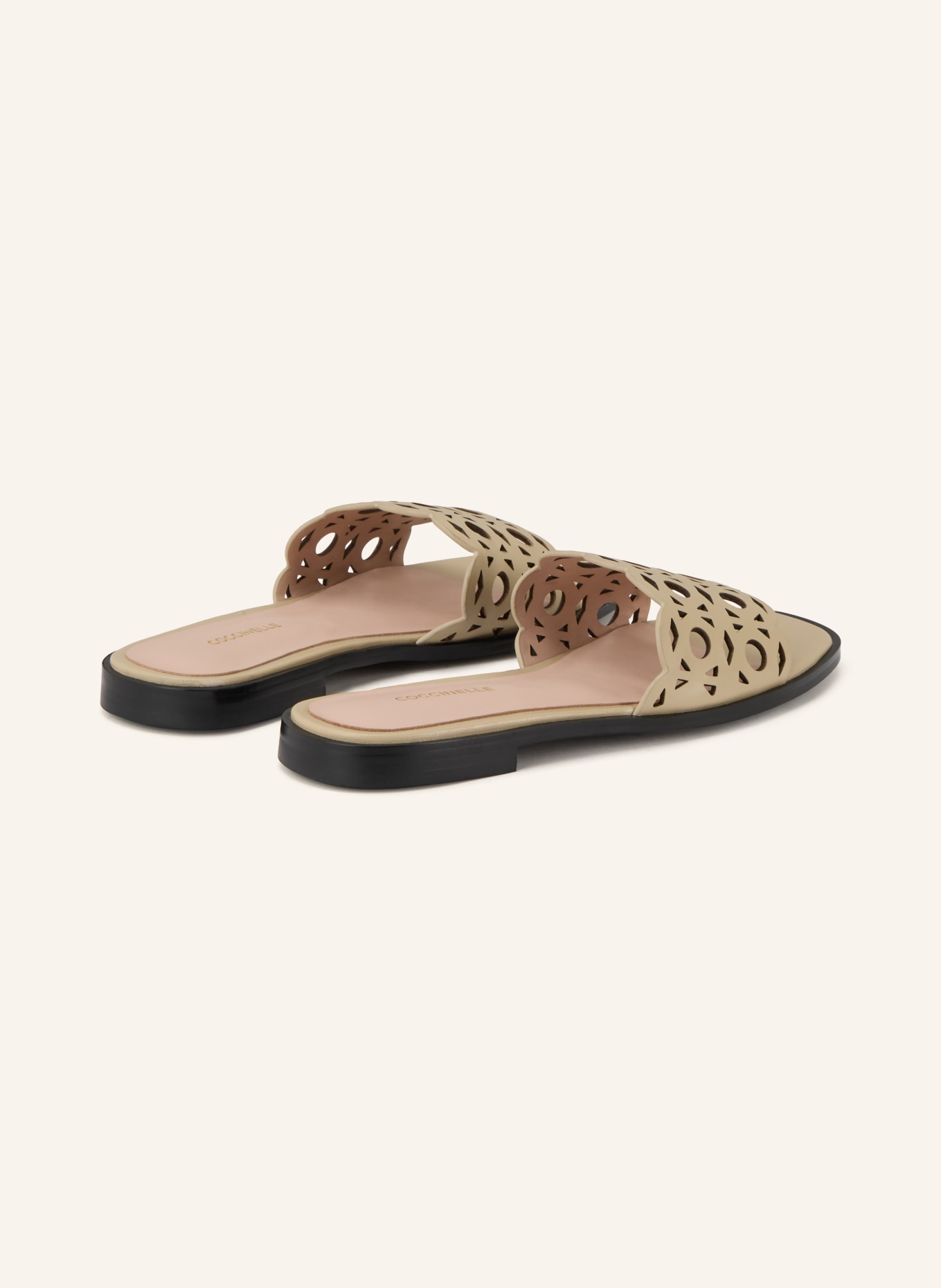 COCCINELLE klapki: BEŻOWY