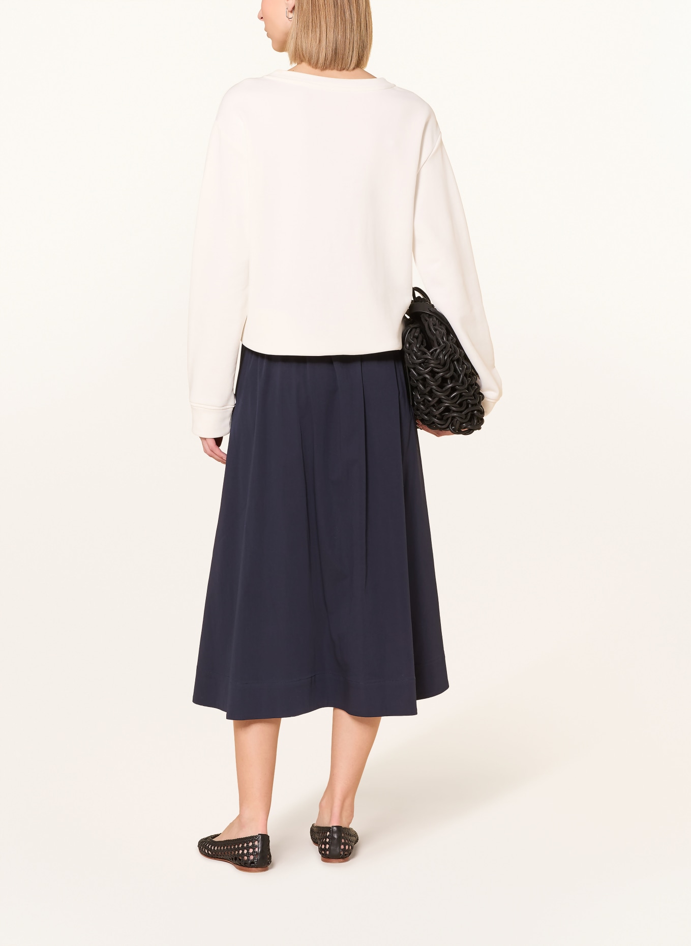 MILANO ITALY Sukně: TMAVĚ MODRÁ