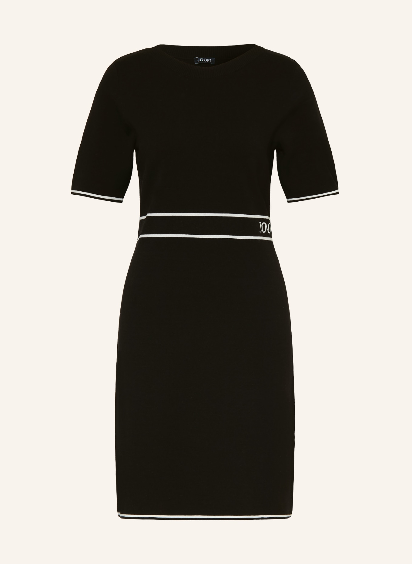 JOOP! KIRLA knit dress: BLACK / WHITE