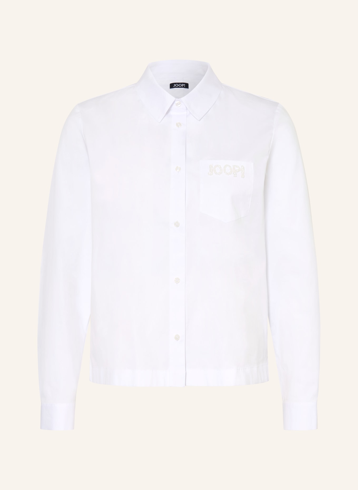 JOOP! BELLA shirt blouse with gemstones: WHITE