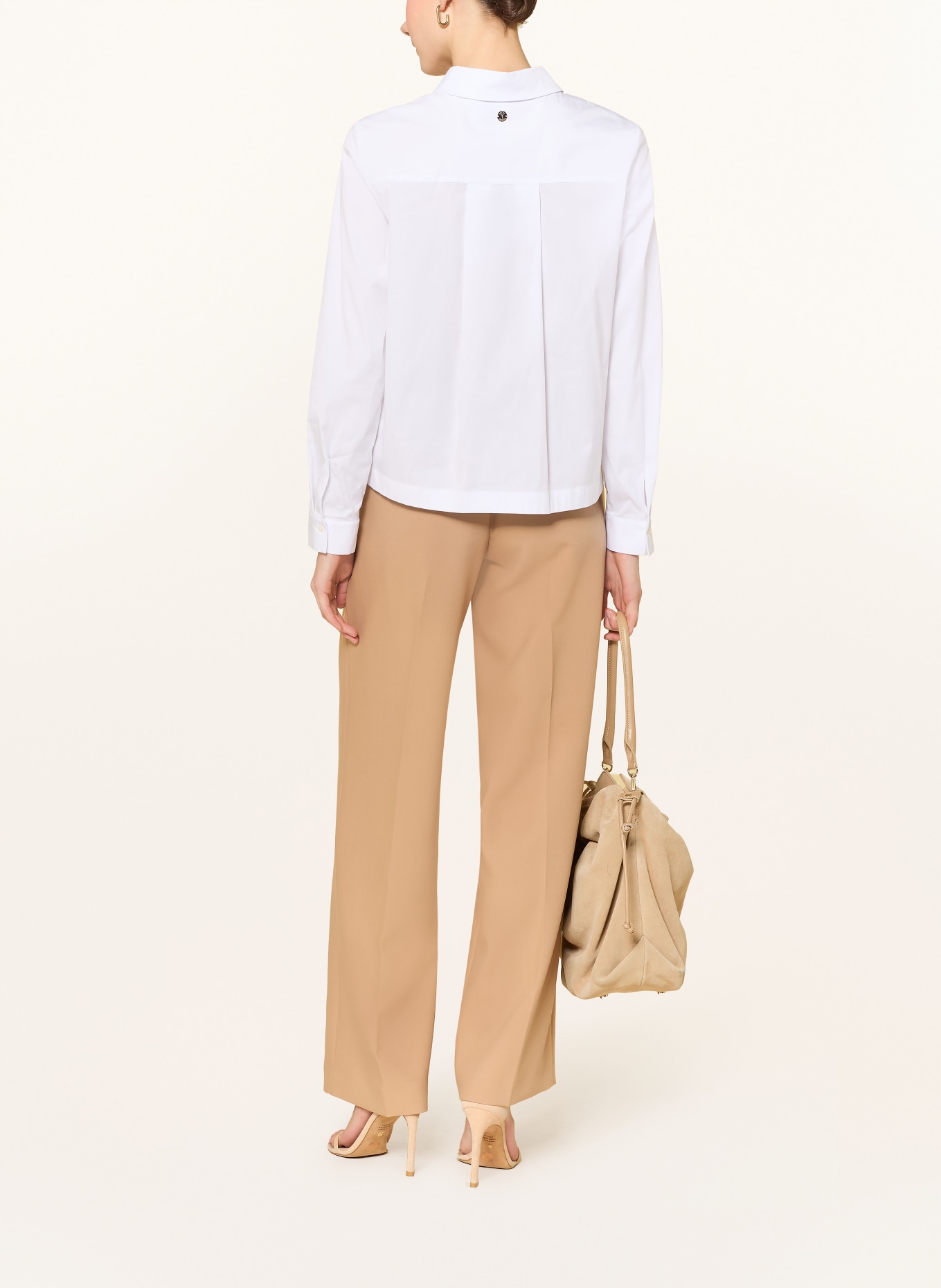 JOOP! BELLA shirt blouse with gemstones: WHITE