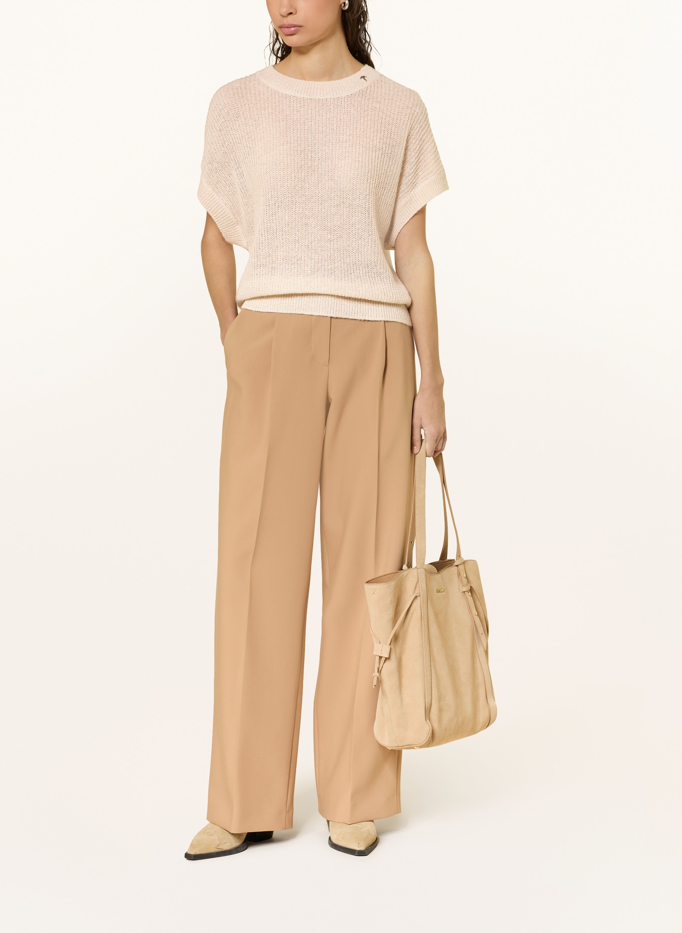 JOOP! Pullunder KULLA met alpaca: LICHTBRUIN