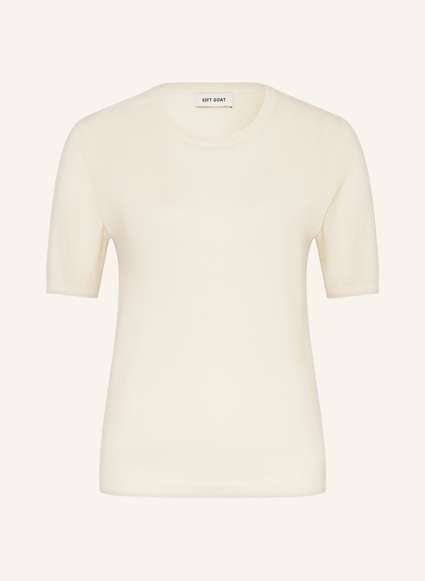 SOFT GOAT Strickshirt aus Cashmere: ECRU