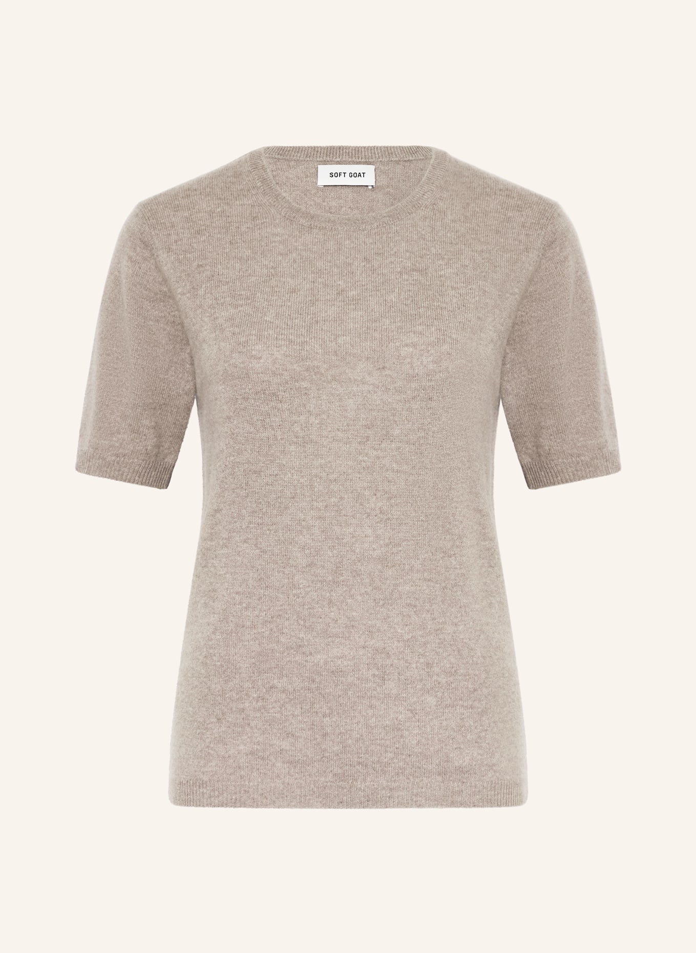 SOFT GOAT Strickshirt aus Cashmere: GRAU