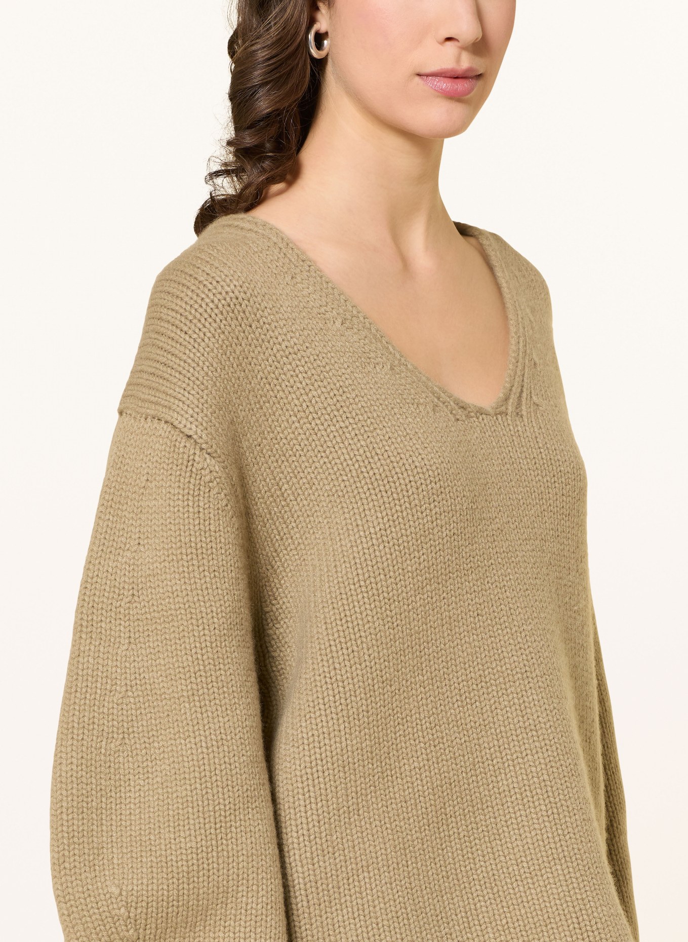 SOFT GOAT Cashmere-Pullover: OLIV