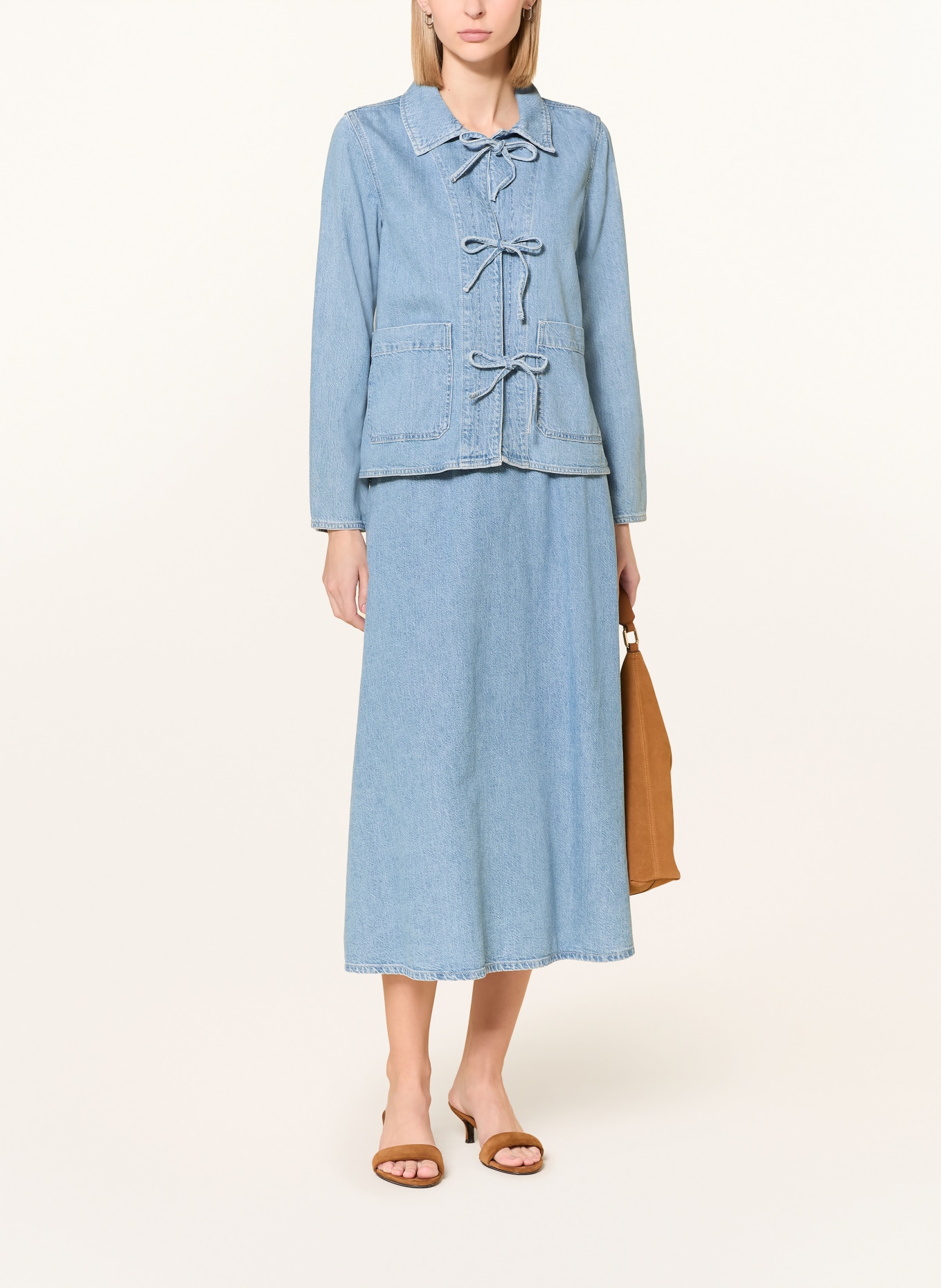 MILANO ITALY Jeansbluse: BLAU