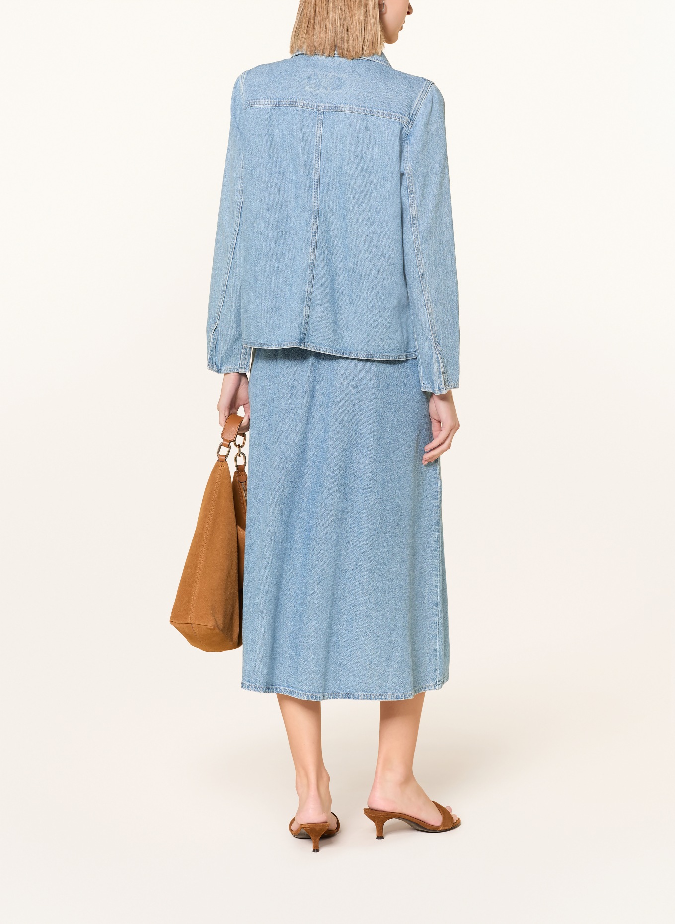 MILANO ITALY Jeansbluse: BLAU