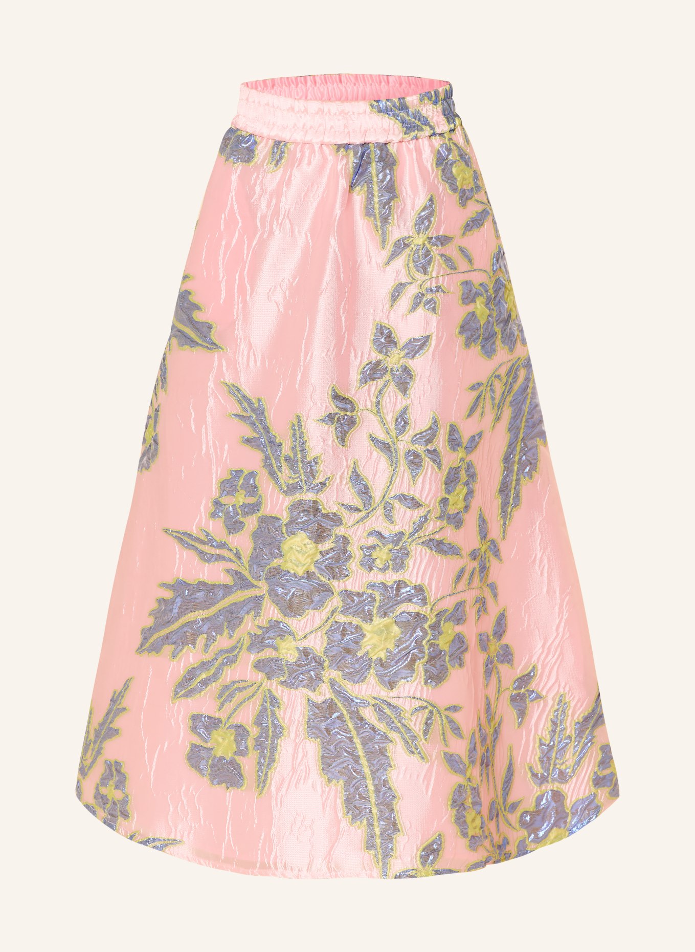 MILANO ITALY Spódnica żakardowa: RÓŻOWY / JASNOZIELONY / NIEBIESKI