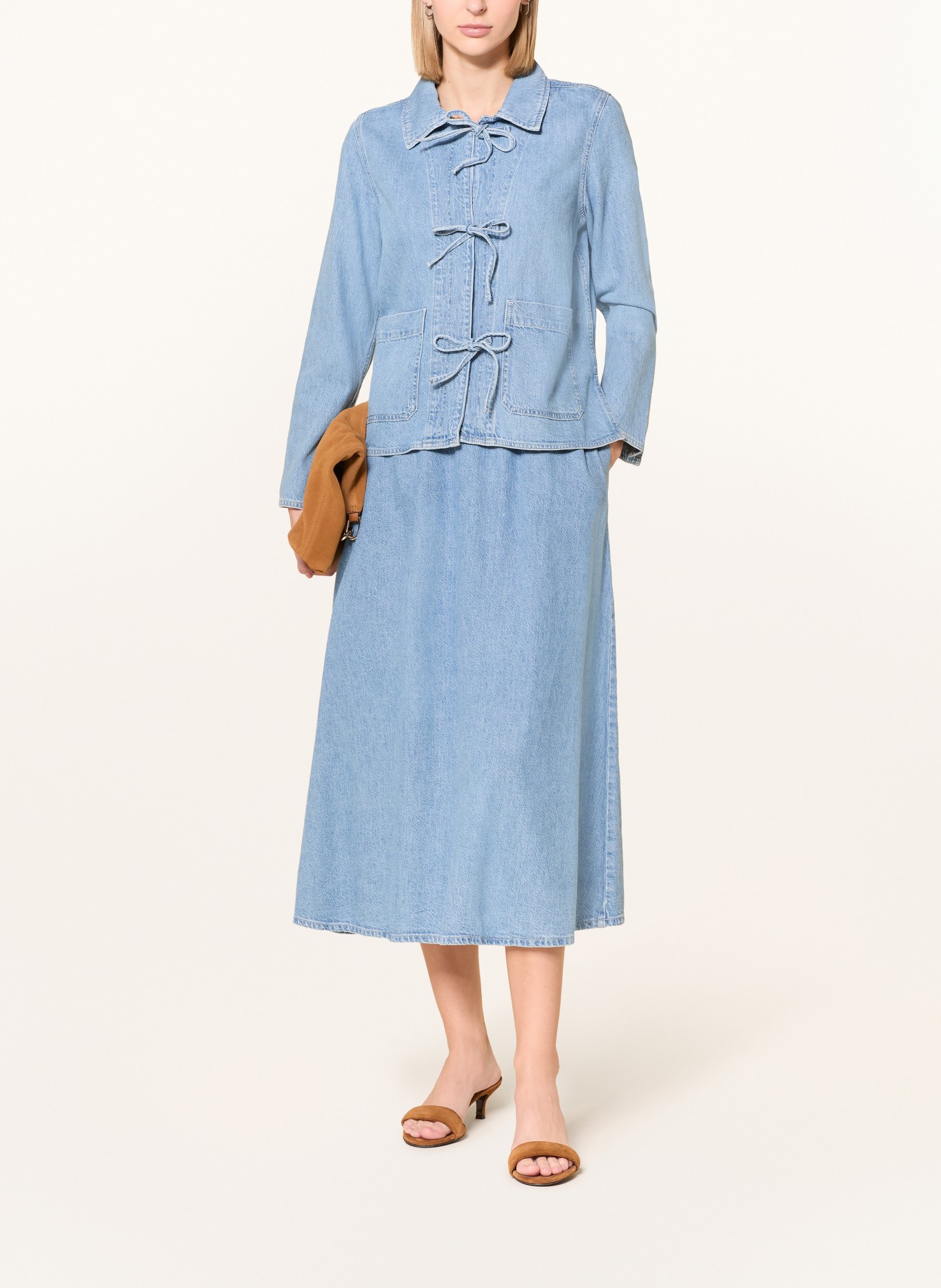 MILANO ITALY Jeansrock: BLAU