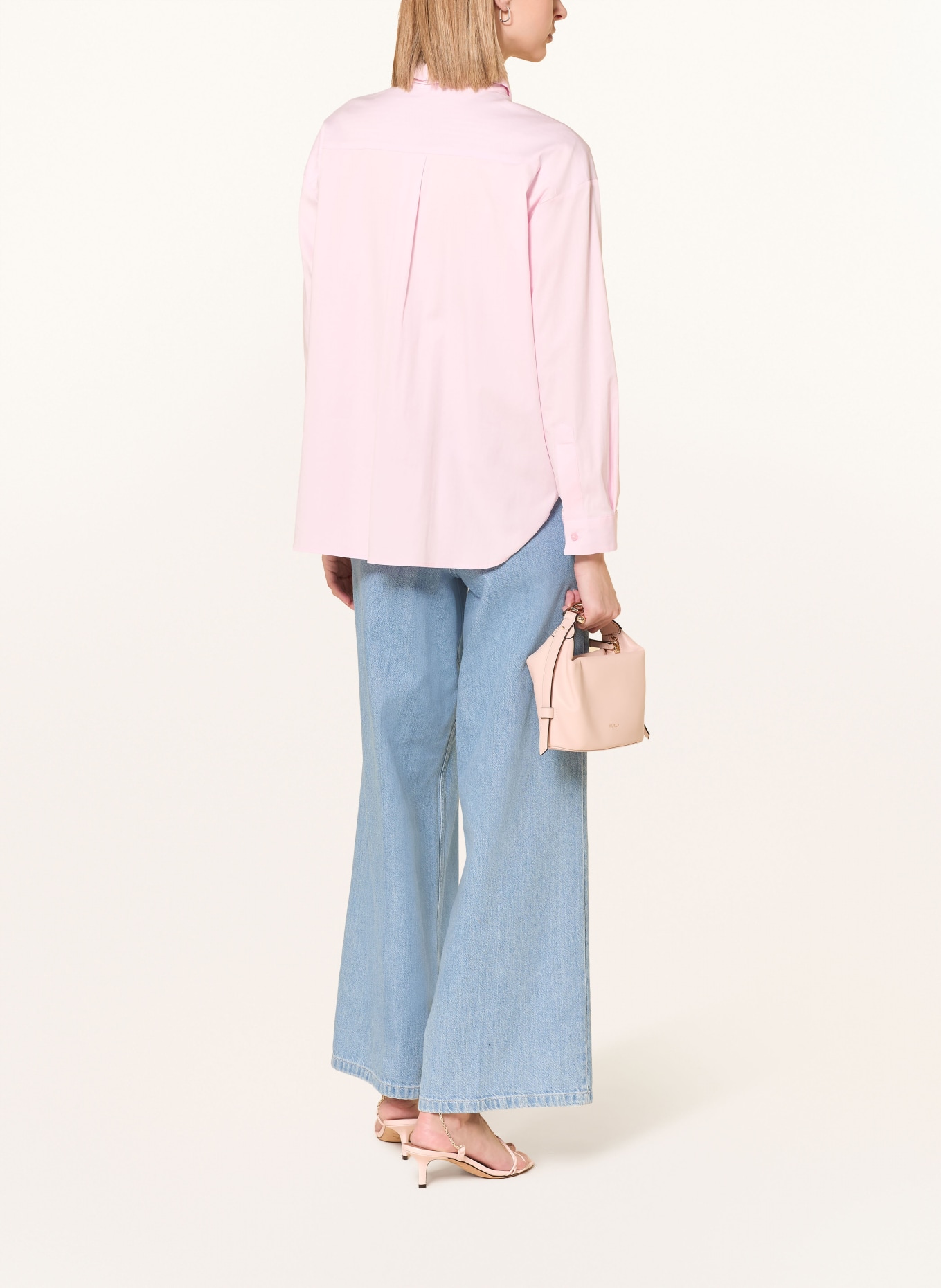 MILANO ITALY Džíny se širokými nohavicemi: MODRÁ