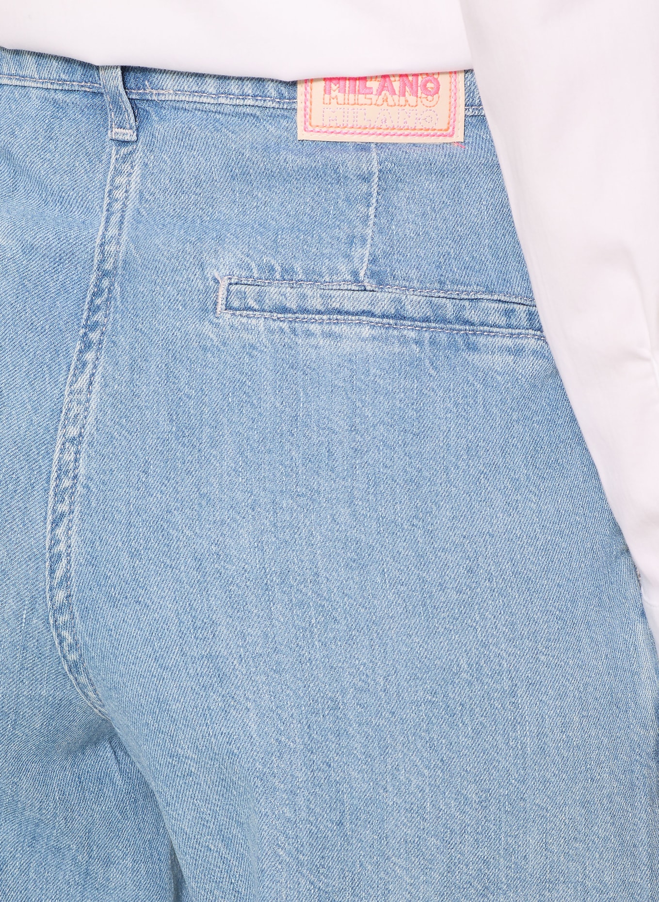 MILANO ITALY Džíny se širokými nohavicemi: MODRÁ