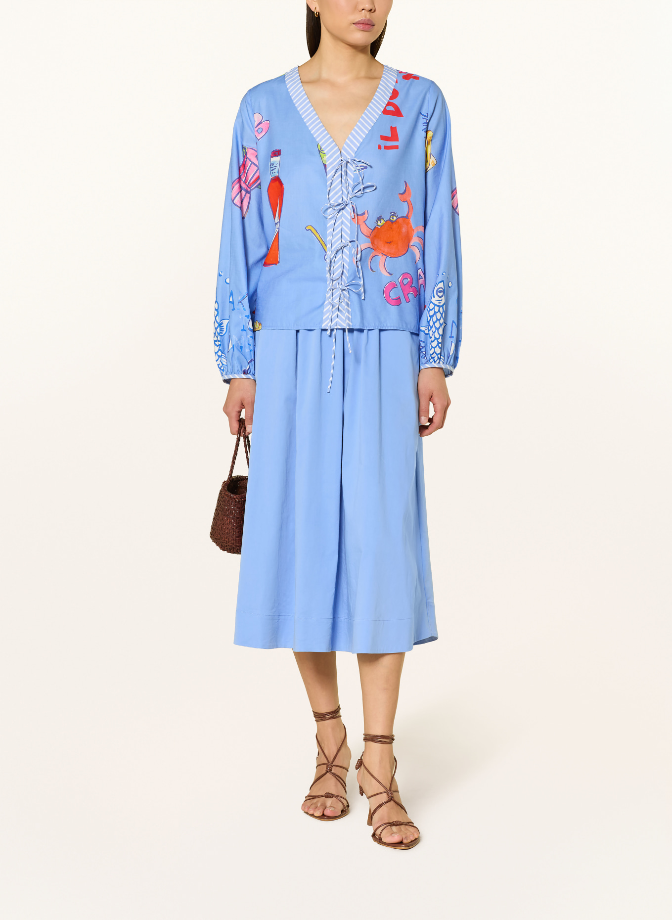 MILANO ITALY skirt: BLUE