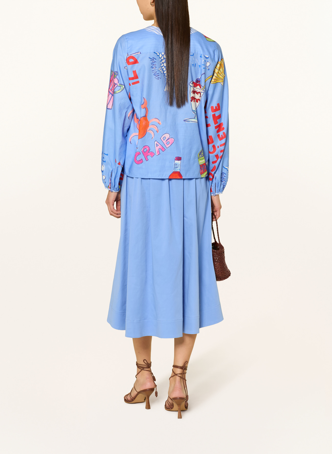 MILANO ITALY skirt: BLUE