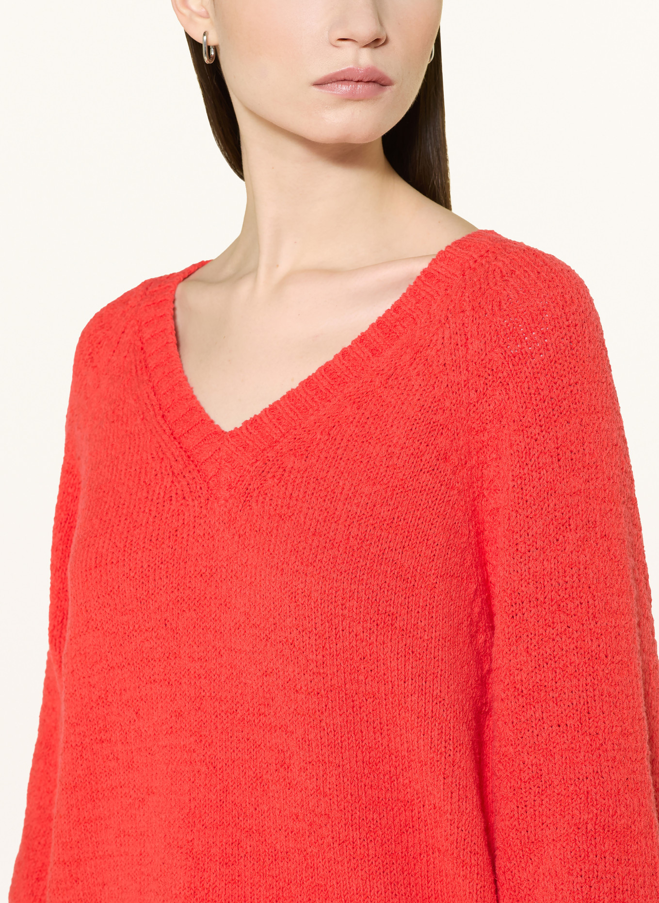 MILANO ITALY Pullover mit 3/4-Arm: ROT
