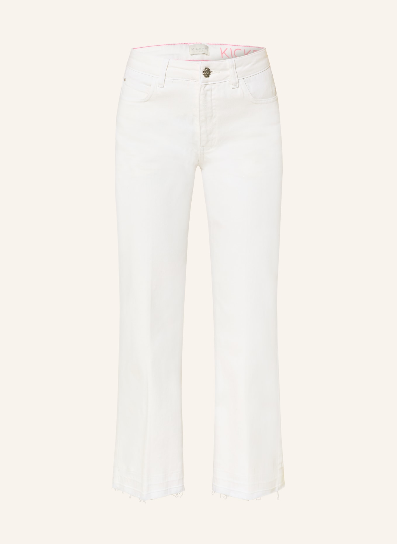 MILANO ITALY Džíny s rozšiřujícími se nohavicemi: 104 OFFWHITE