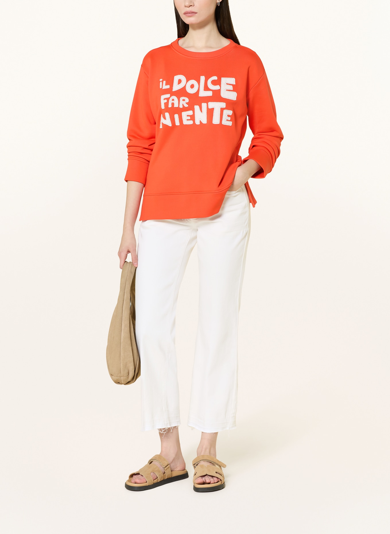 MILANO ITALY Džíny s rozšiřujícími se nohavicemi: 104 OFFWHITE