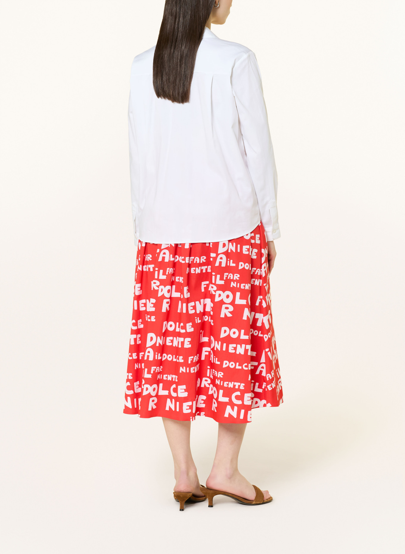 MILANO ITALY shirt blouse: WHITE