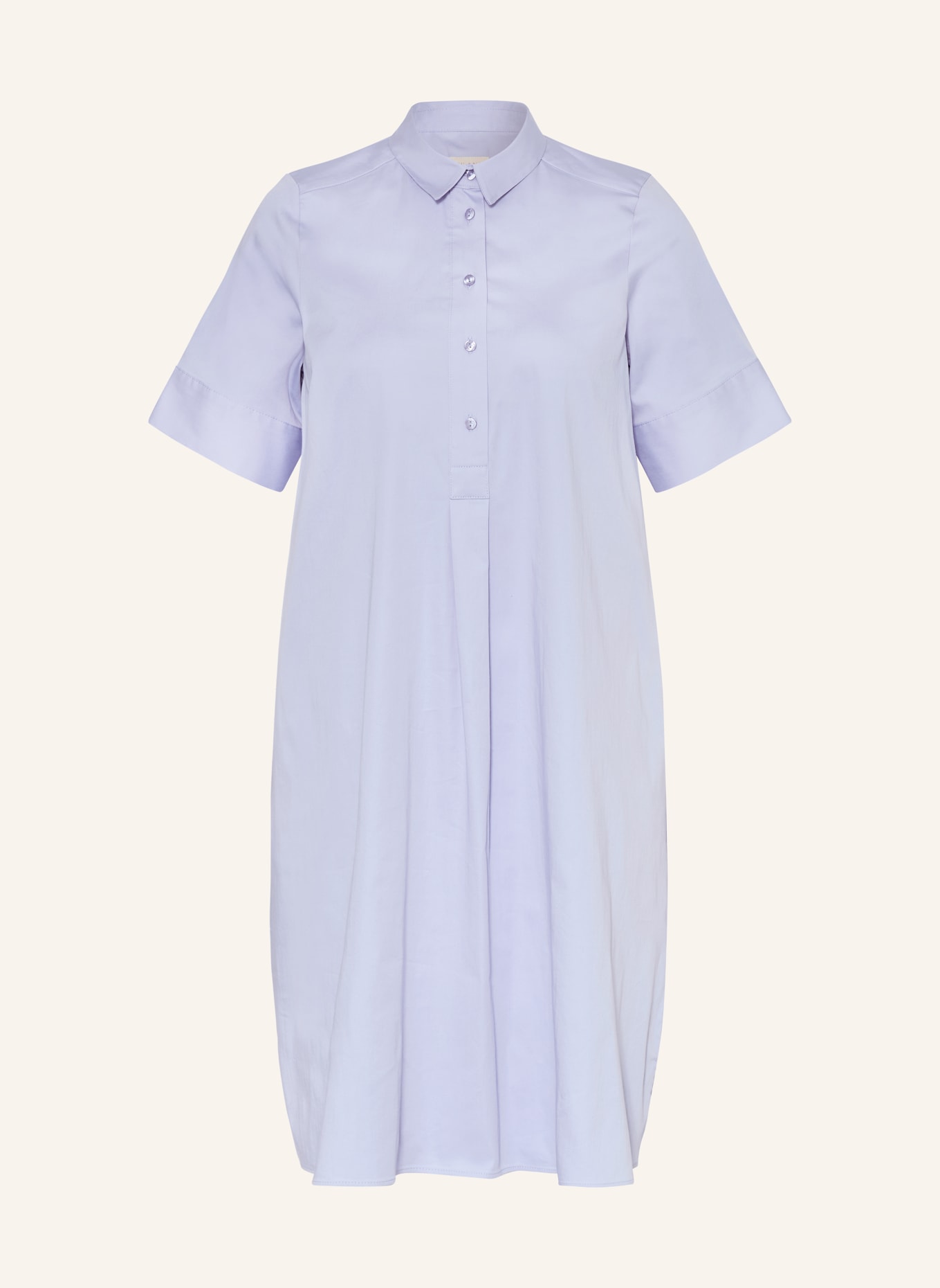 MILANO ITALY shirt dress: LIGHT BLUE