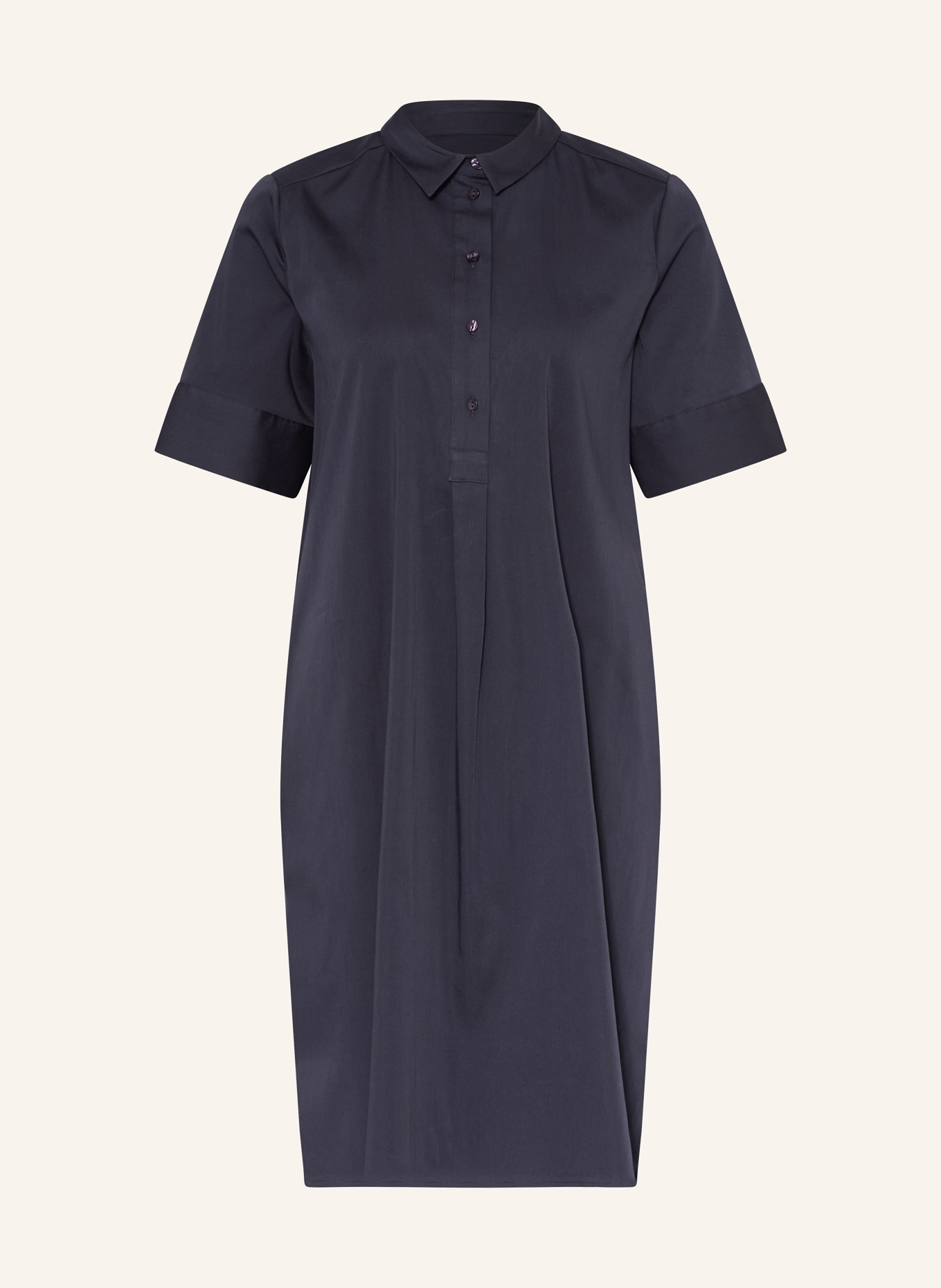MILANO ITALY shirt dress: DARK BLUE
