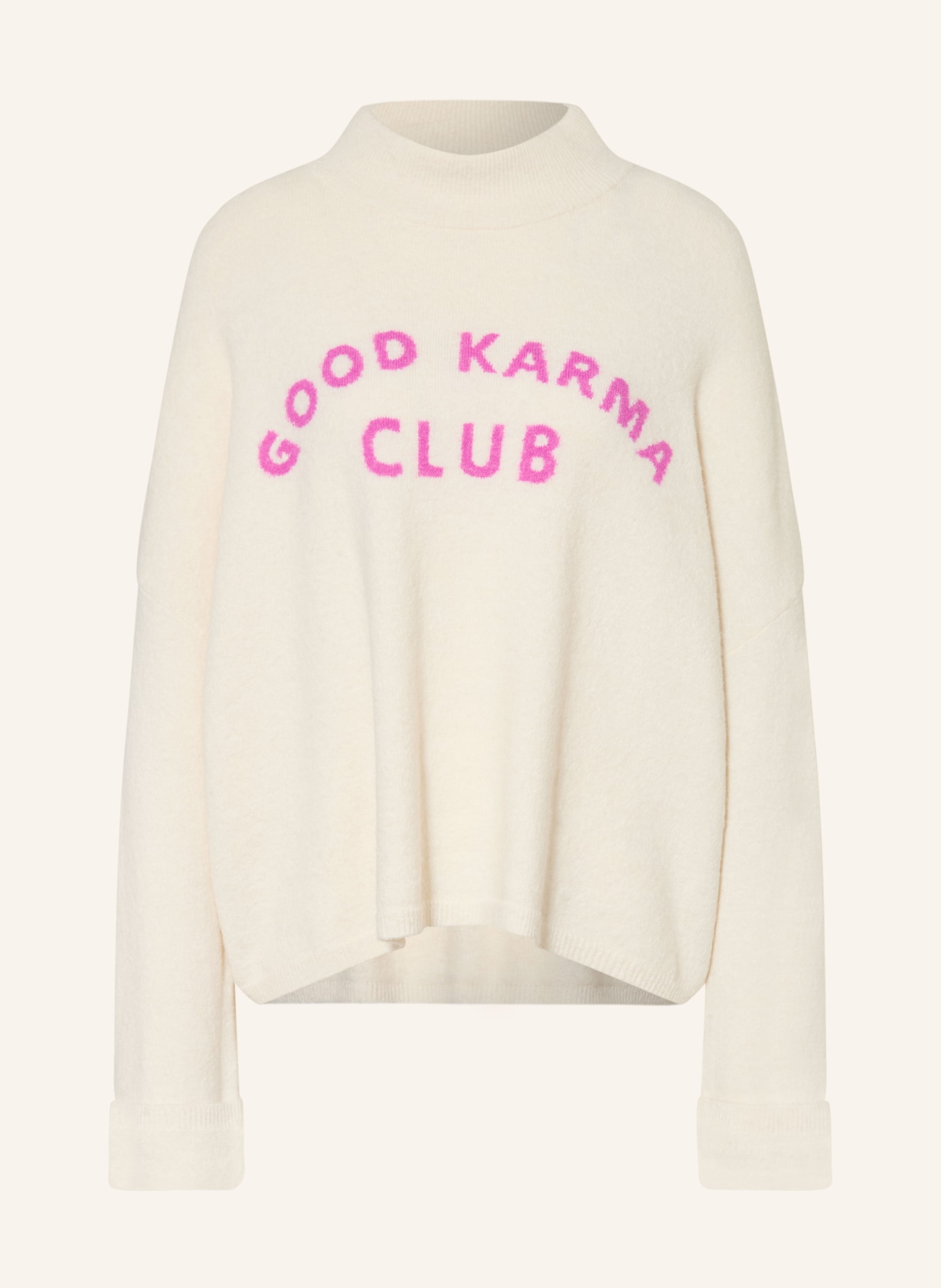 OH APRIL COCO sweater: CREAM / PINK